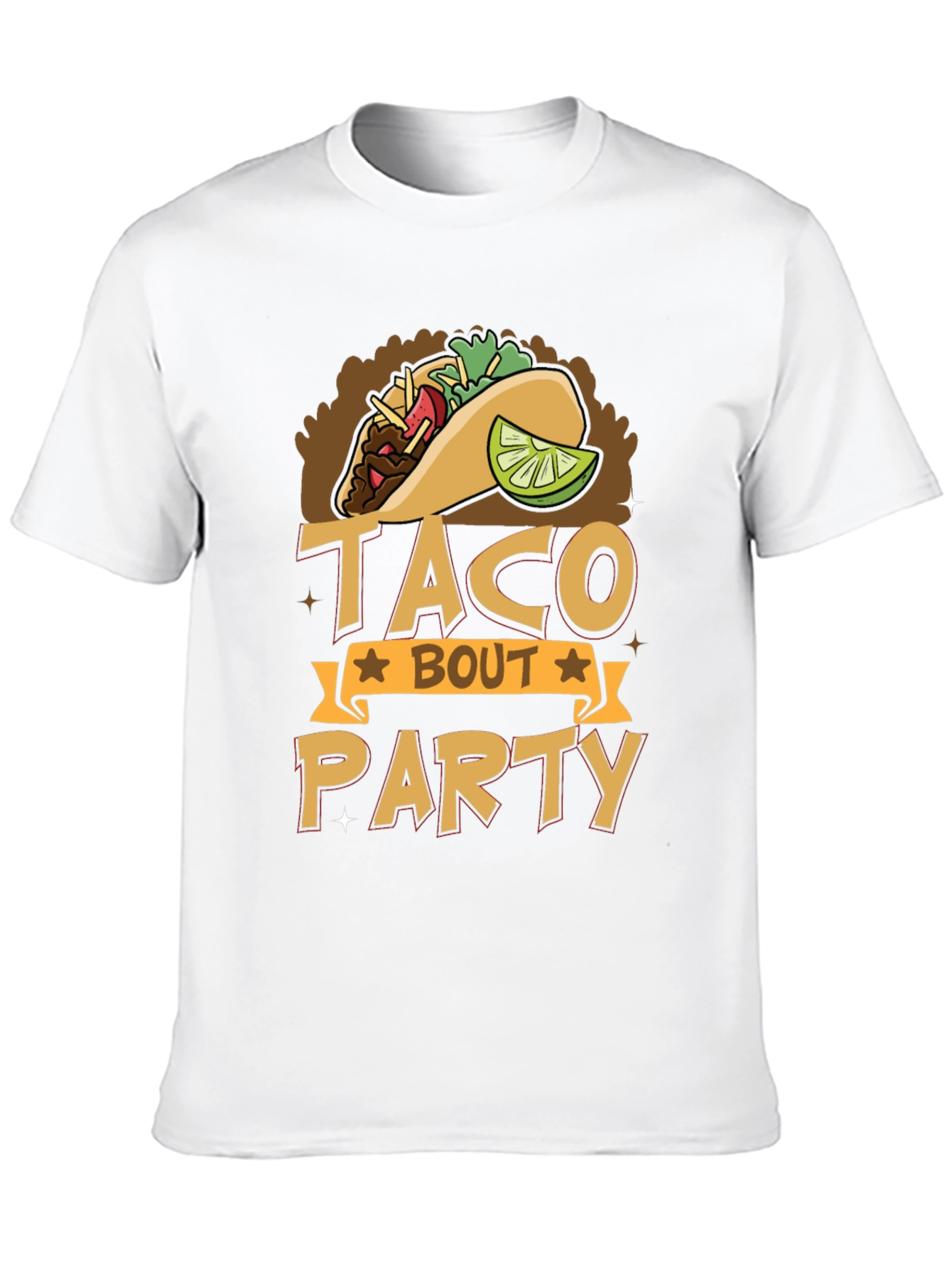 Taco Bout Party Graphic Tee - Funny Food T-Shirt