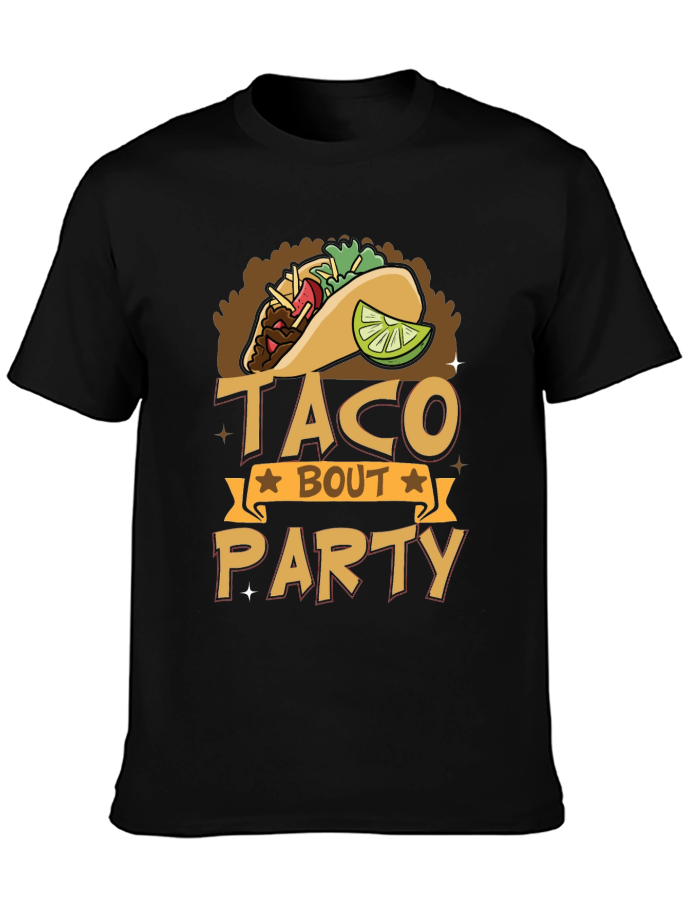 Taco Bout Party Graphic Tee - Funny Food T-Shirt