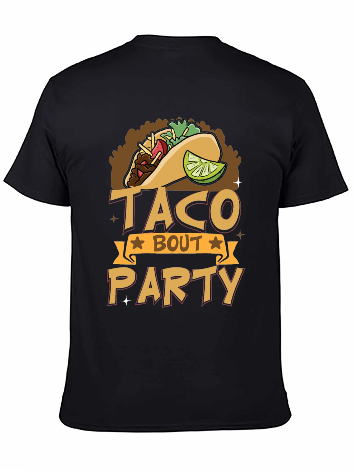 Taco Bout Party Graphic Tee - Funny Food T-Shirt