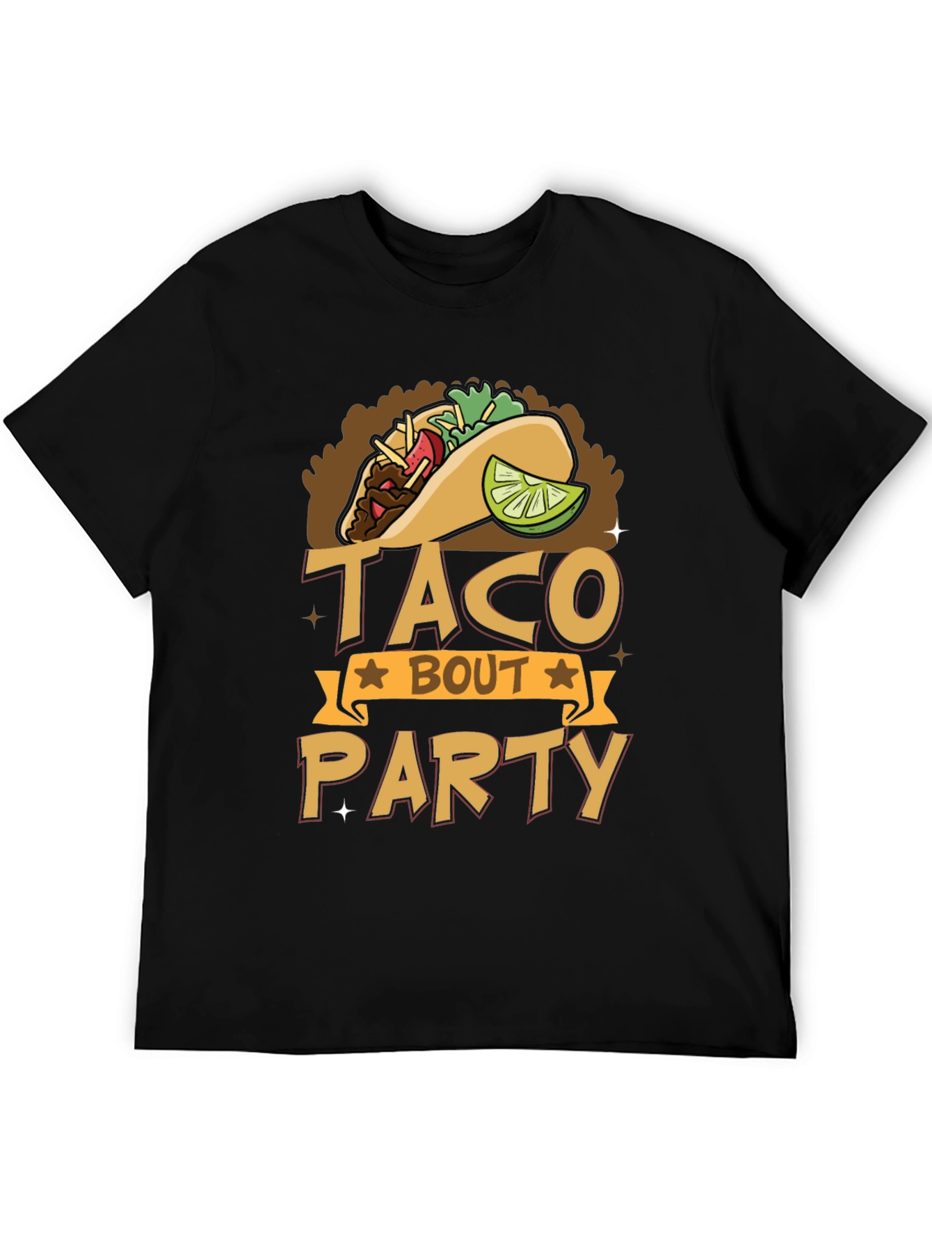 Taco Bout Party Graphic Tee - Funny Food T-Shirt