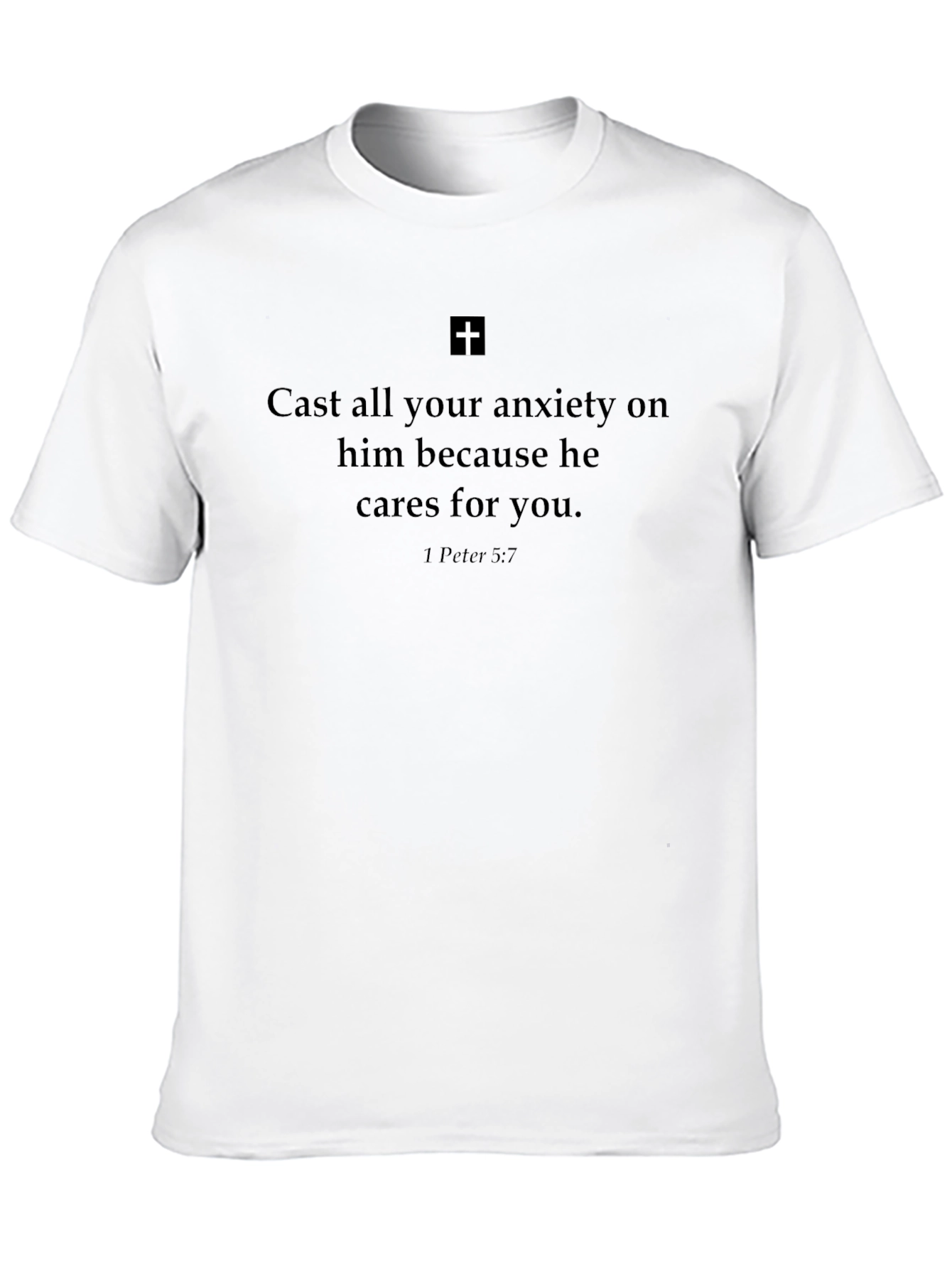 Anxiety Relief T-Shirt - Cast Your Cares