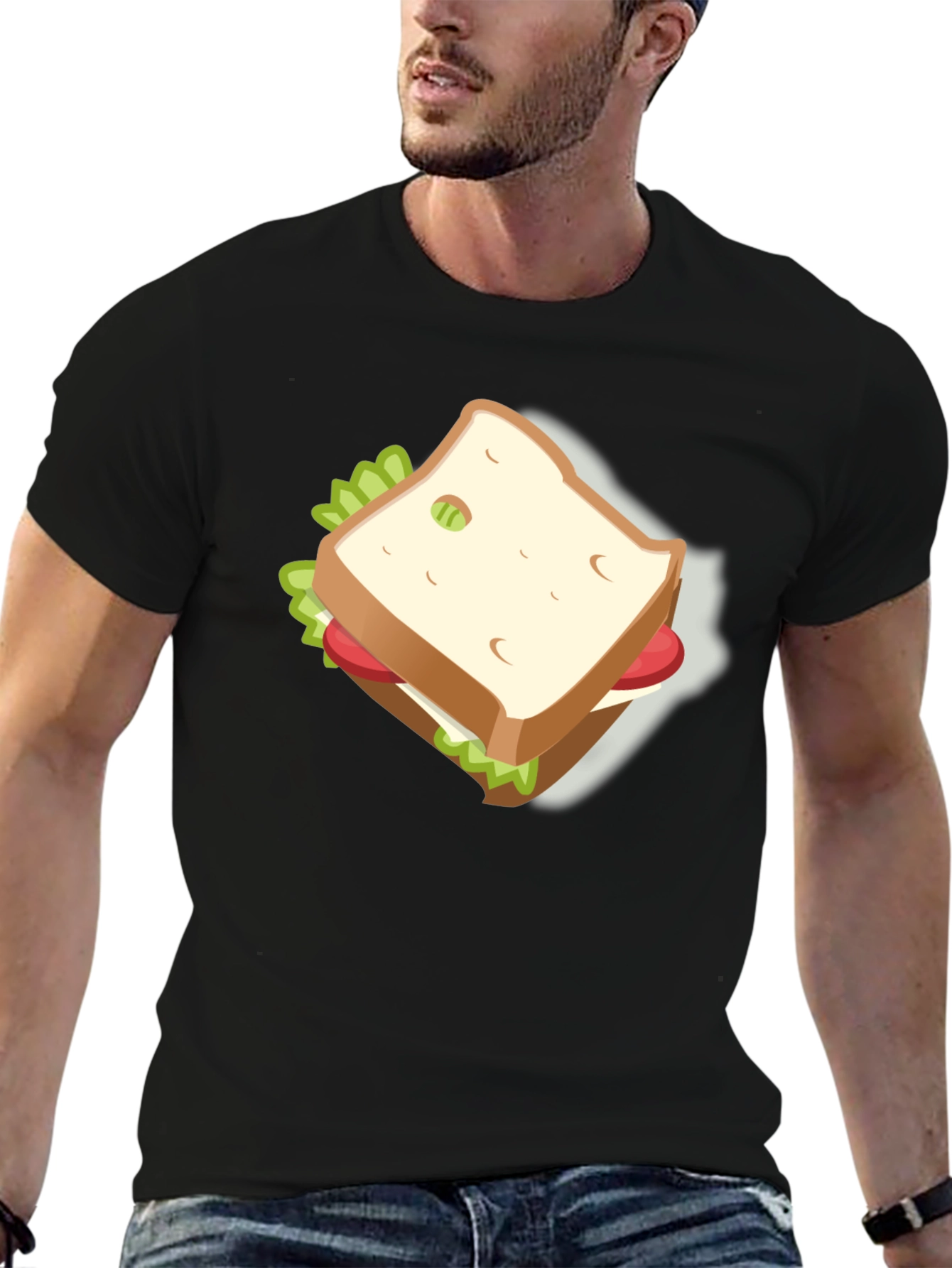 Sandwich Graphic T-Shirt - Foodie Fashion!