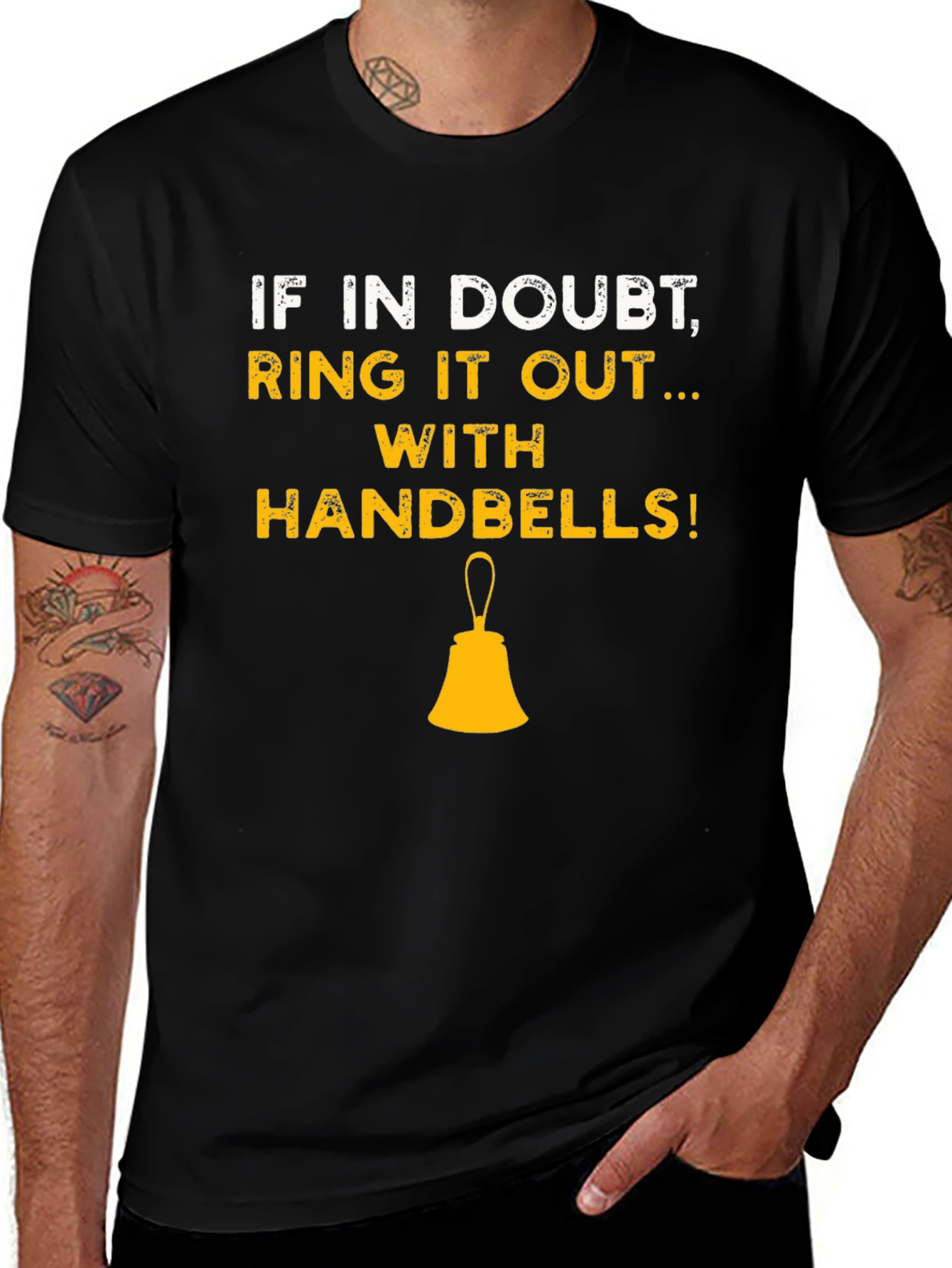 If in Doubt Ring it Out Handbells T-Shirt