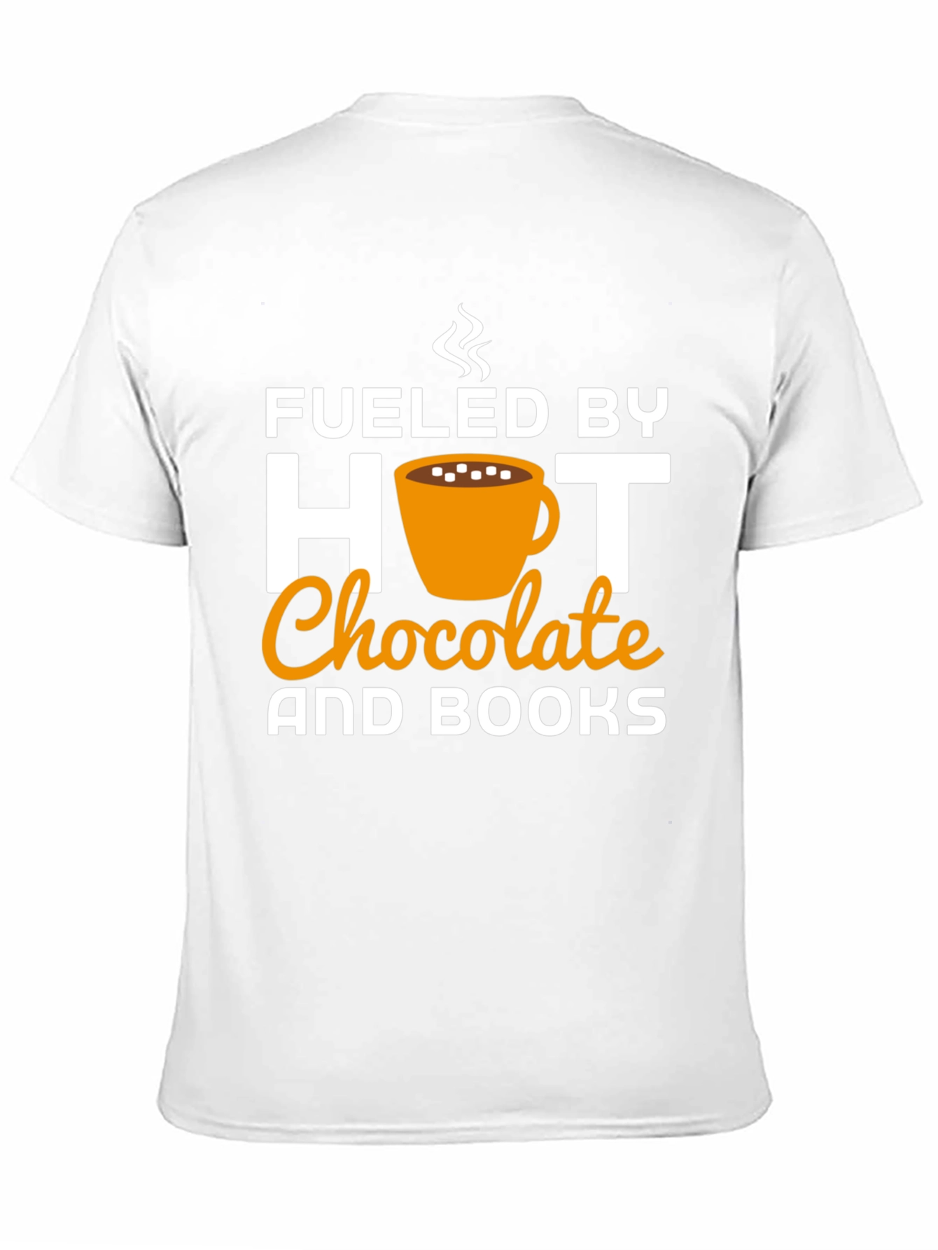 Fueled by Hot Chocolate and Books Graphic Tee