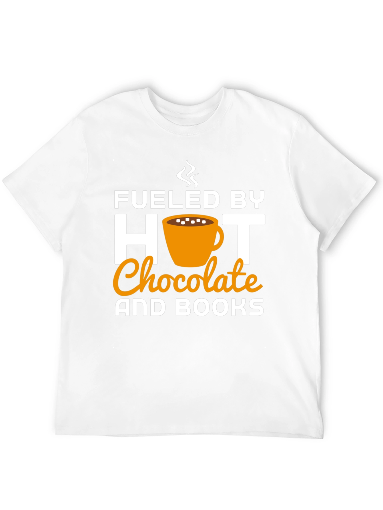Fueled by Hot Chocolate and Books Graphic Tee
