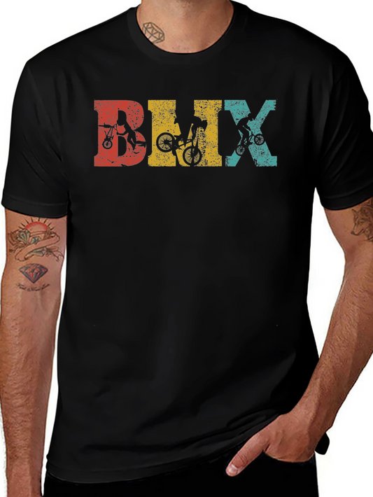 Vintage BMX Graphic Tee - Retro Biking Shirt
