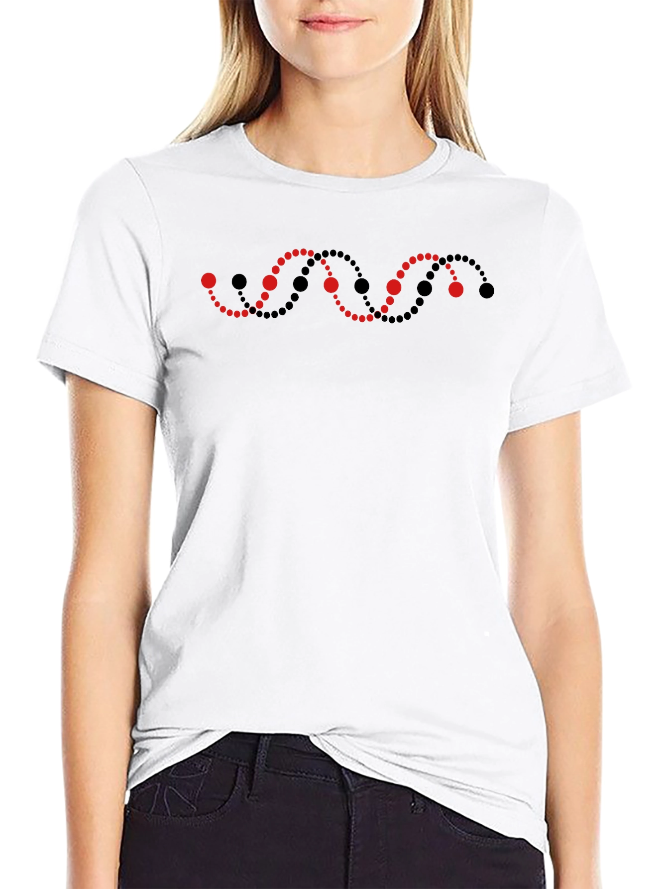 Modern Wave Graphic T-Shirt