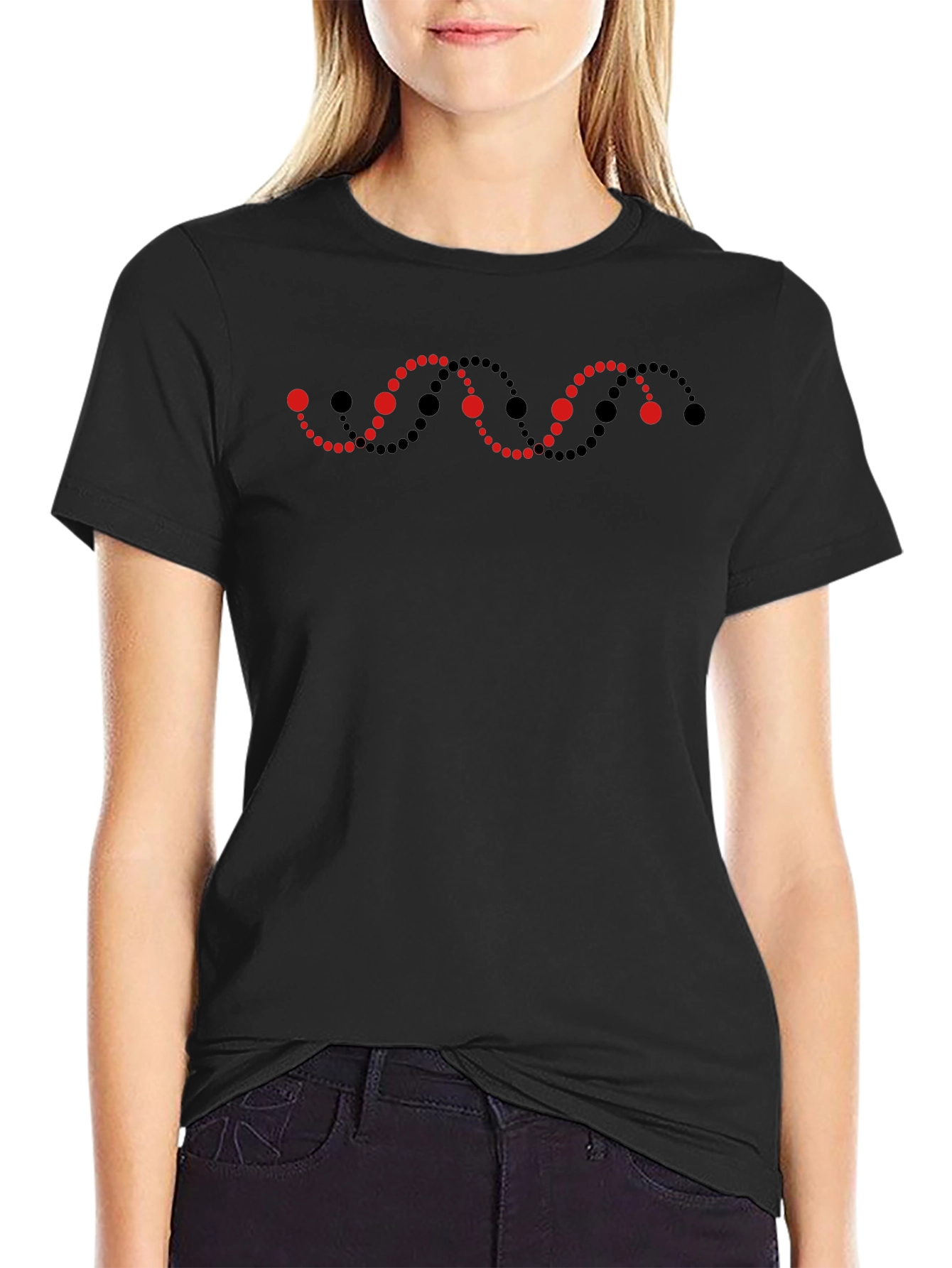 Modern Wave Graphic T-Shirt