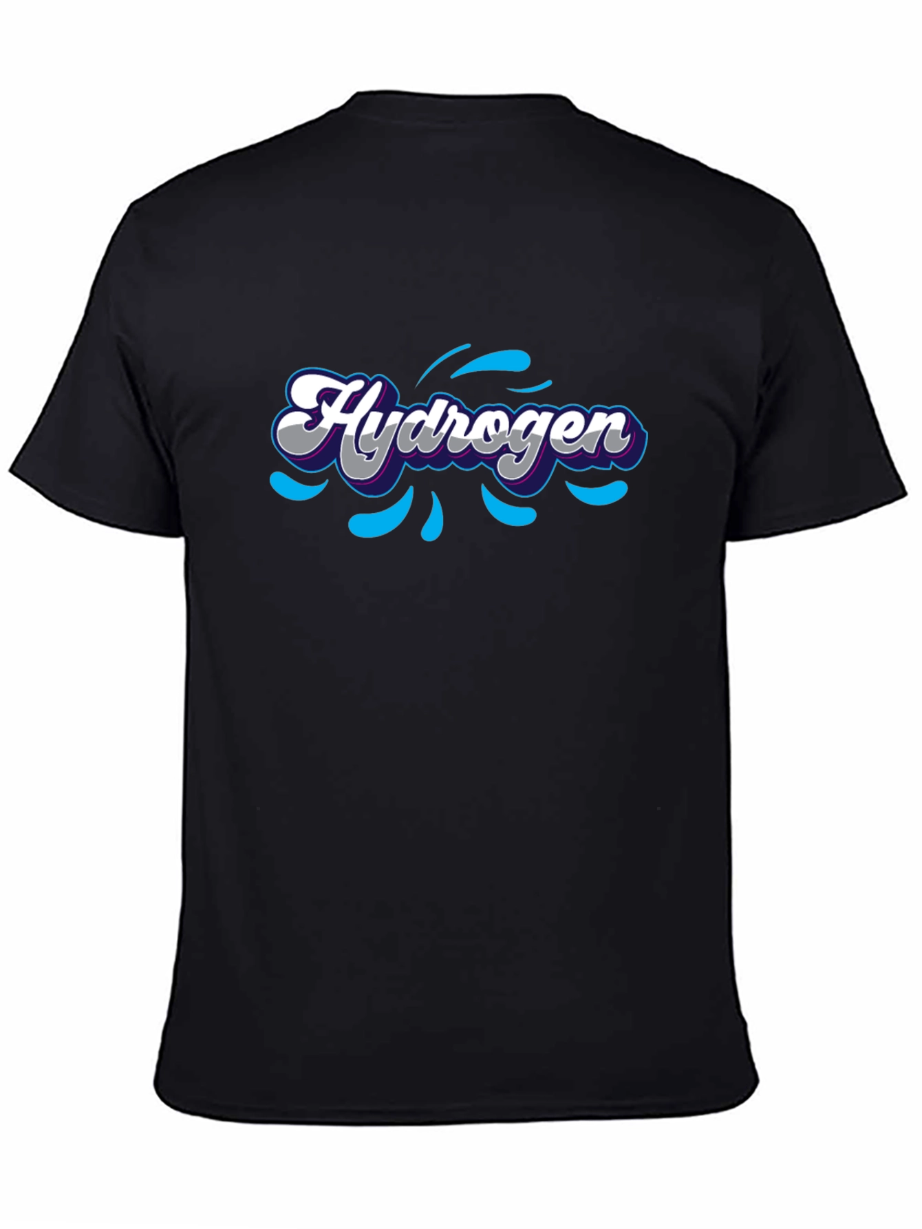 Hydrogen Graphic T-Shirt - Black