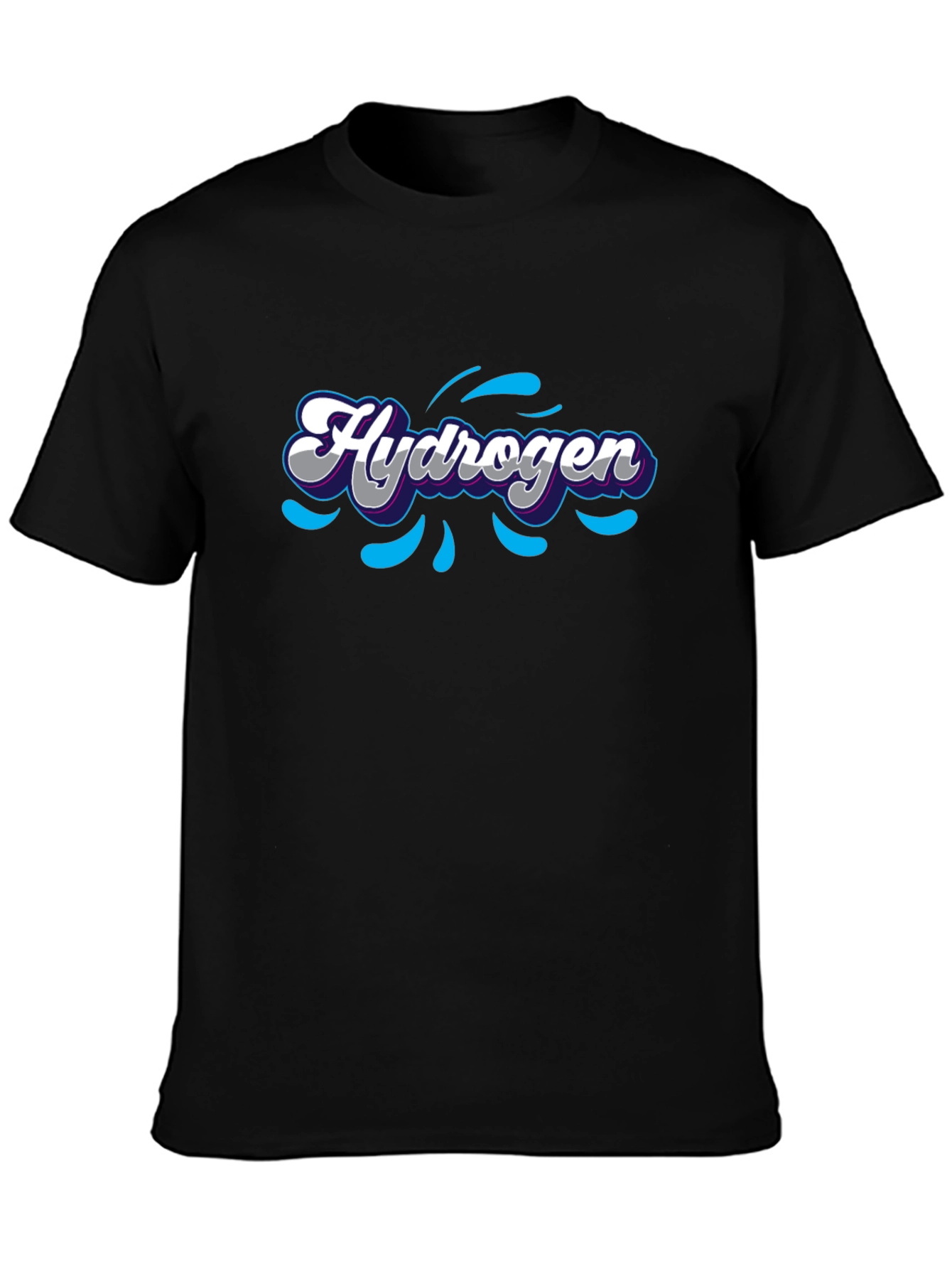 Hydrogen Graphic T-Shirt - Black