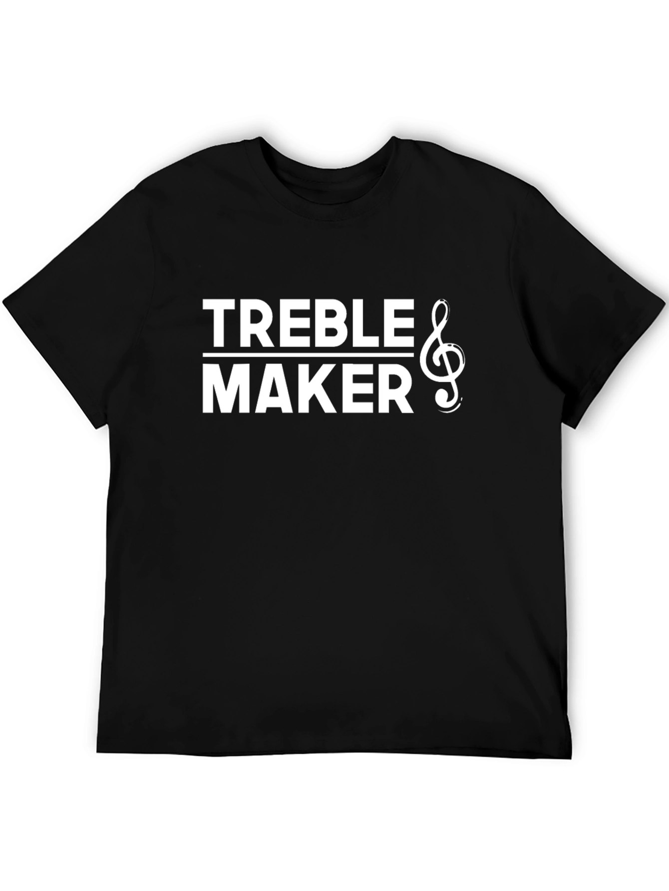 Treble Maker Graphic Tee - Black Cotton