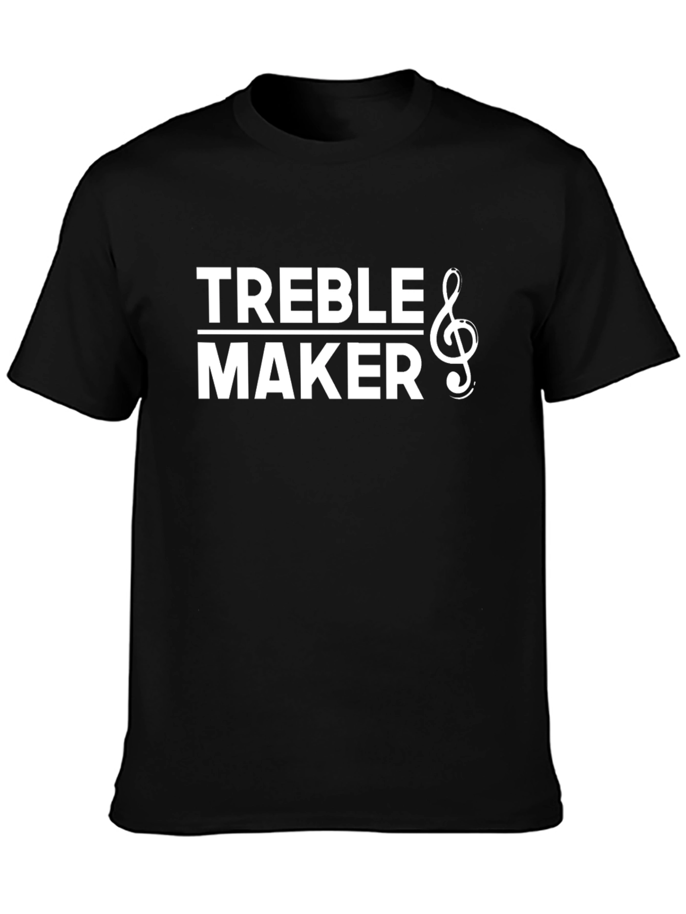 Treble Maker Graphic Tee - Black Cotton