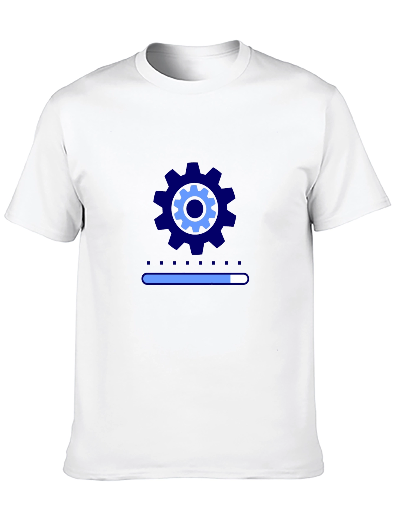 Tech Progress Tee - Gear Graphic Black T-Shirt