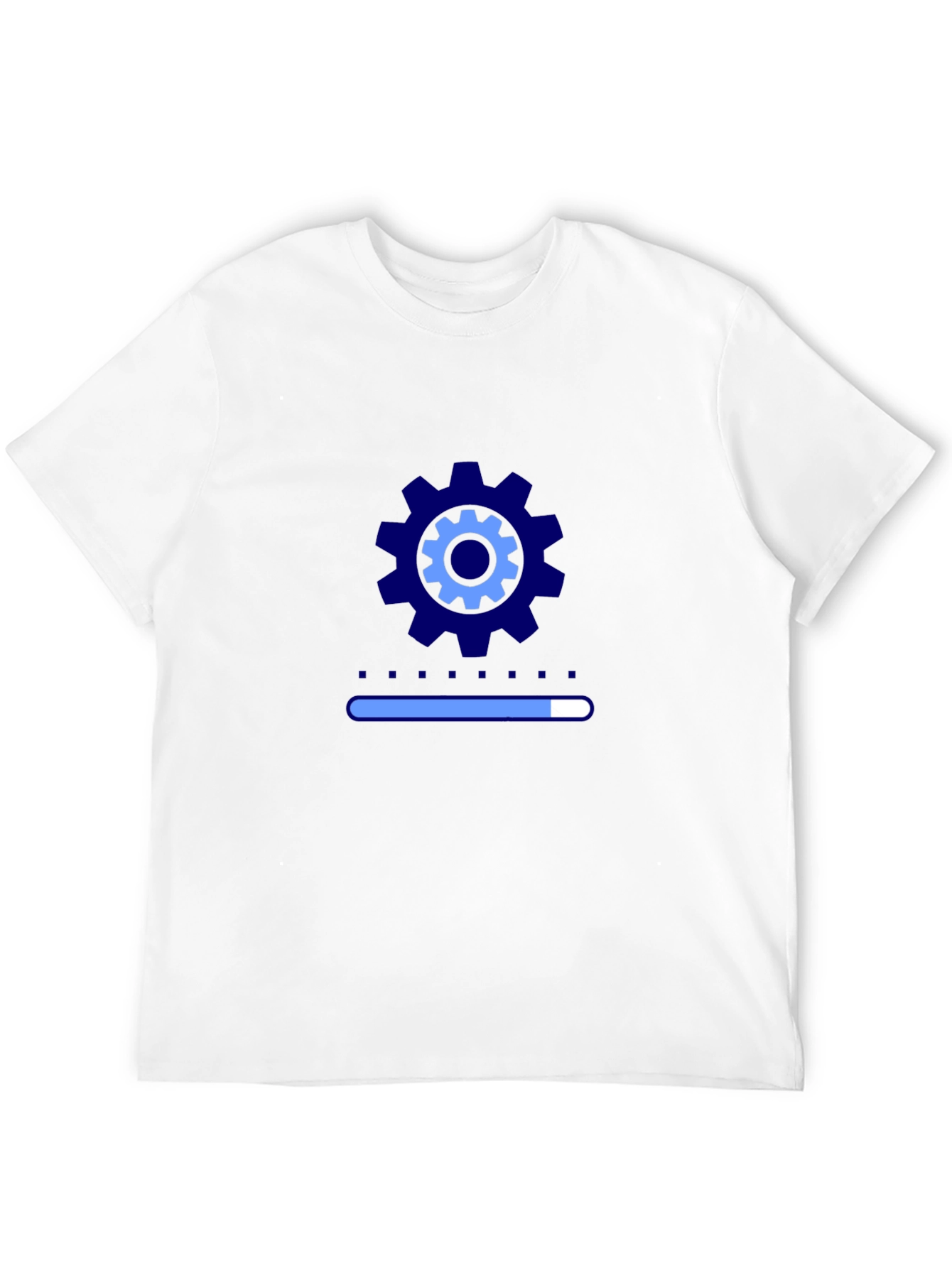 Tech Progress Tee - Gear Graphic Black T-Shirt