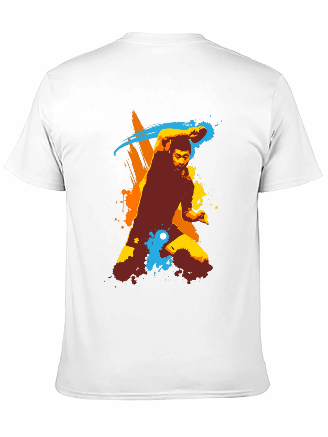 Stylish Table Tennis Graphic Tee - Black Cotton Shirt