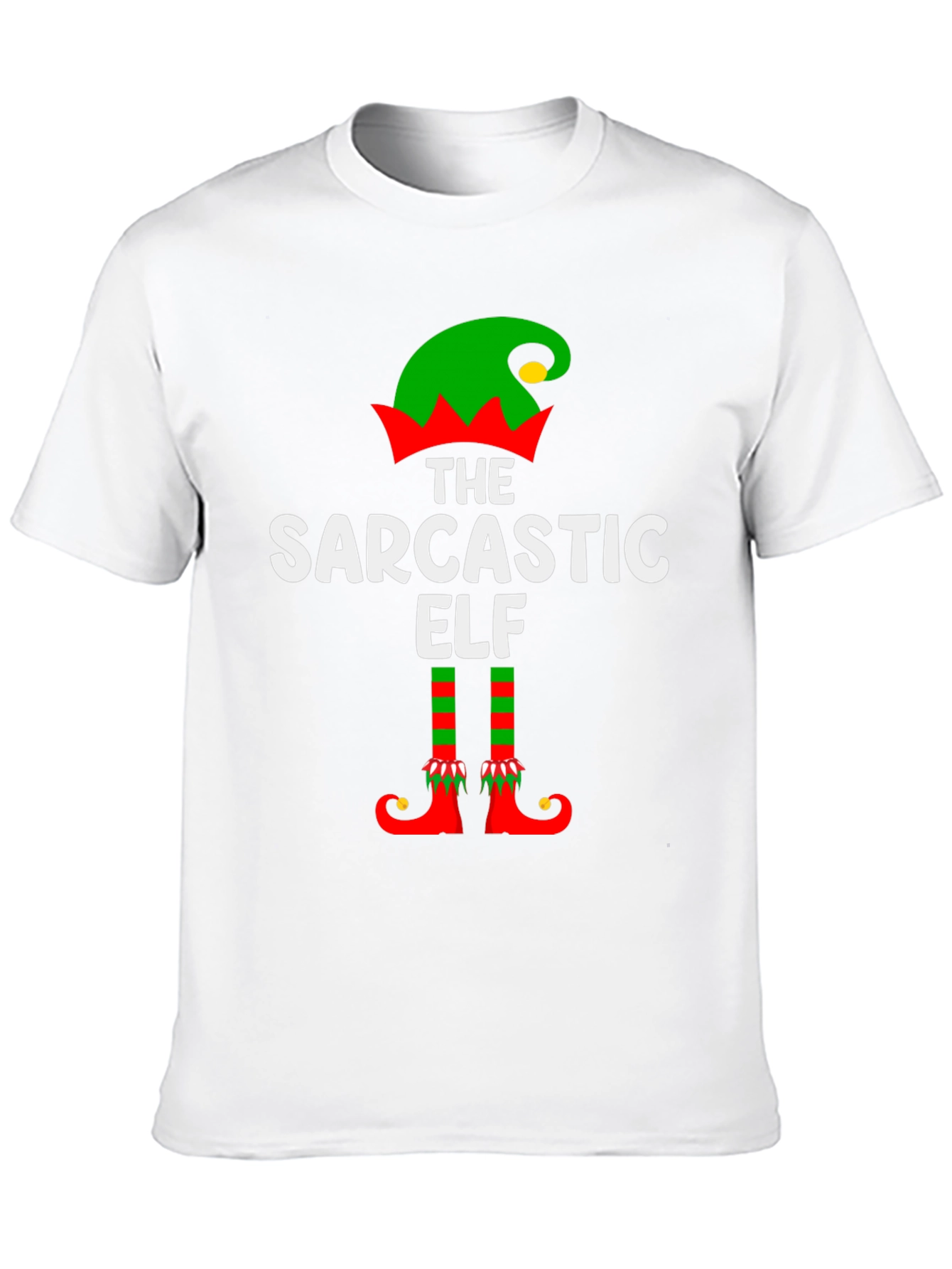Sarcastic Elf Graphic Tee - Holiday Fun!