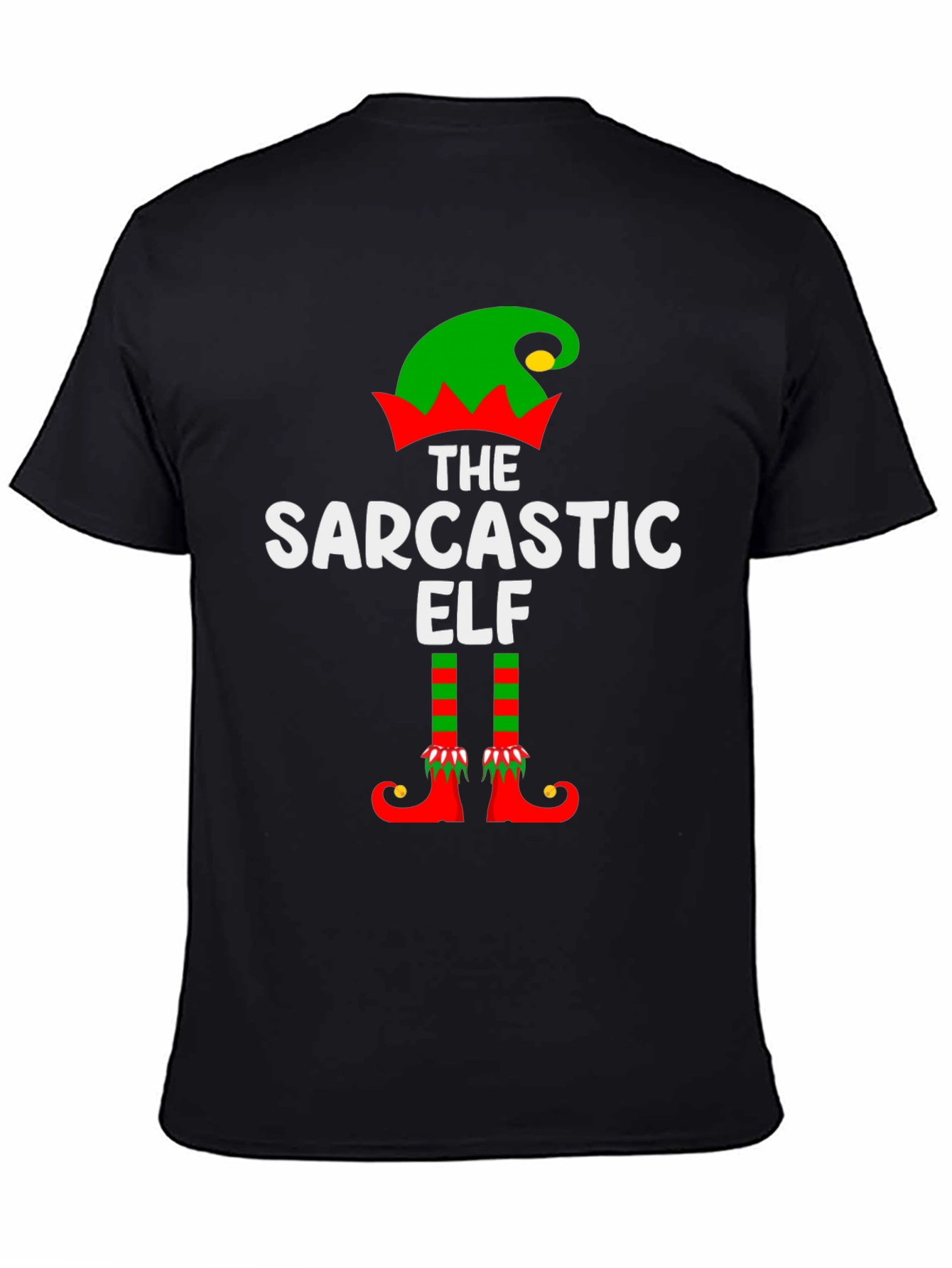 Sarcastic Elf Graphic Tee - Holiday Fun!