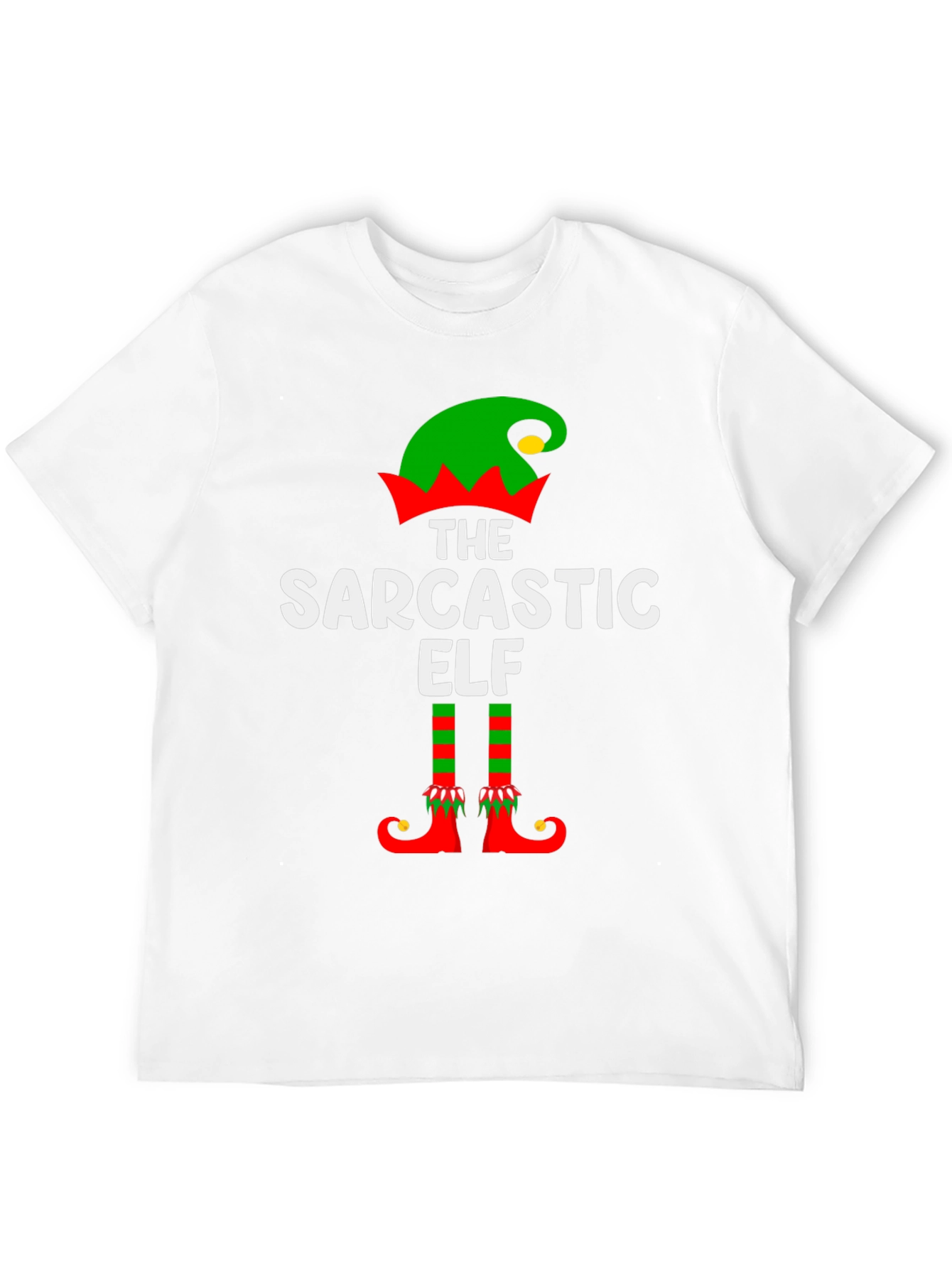 Sarcastic Elf Graphic Tee - Holiday Fun!