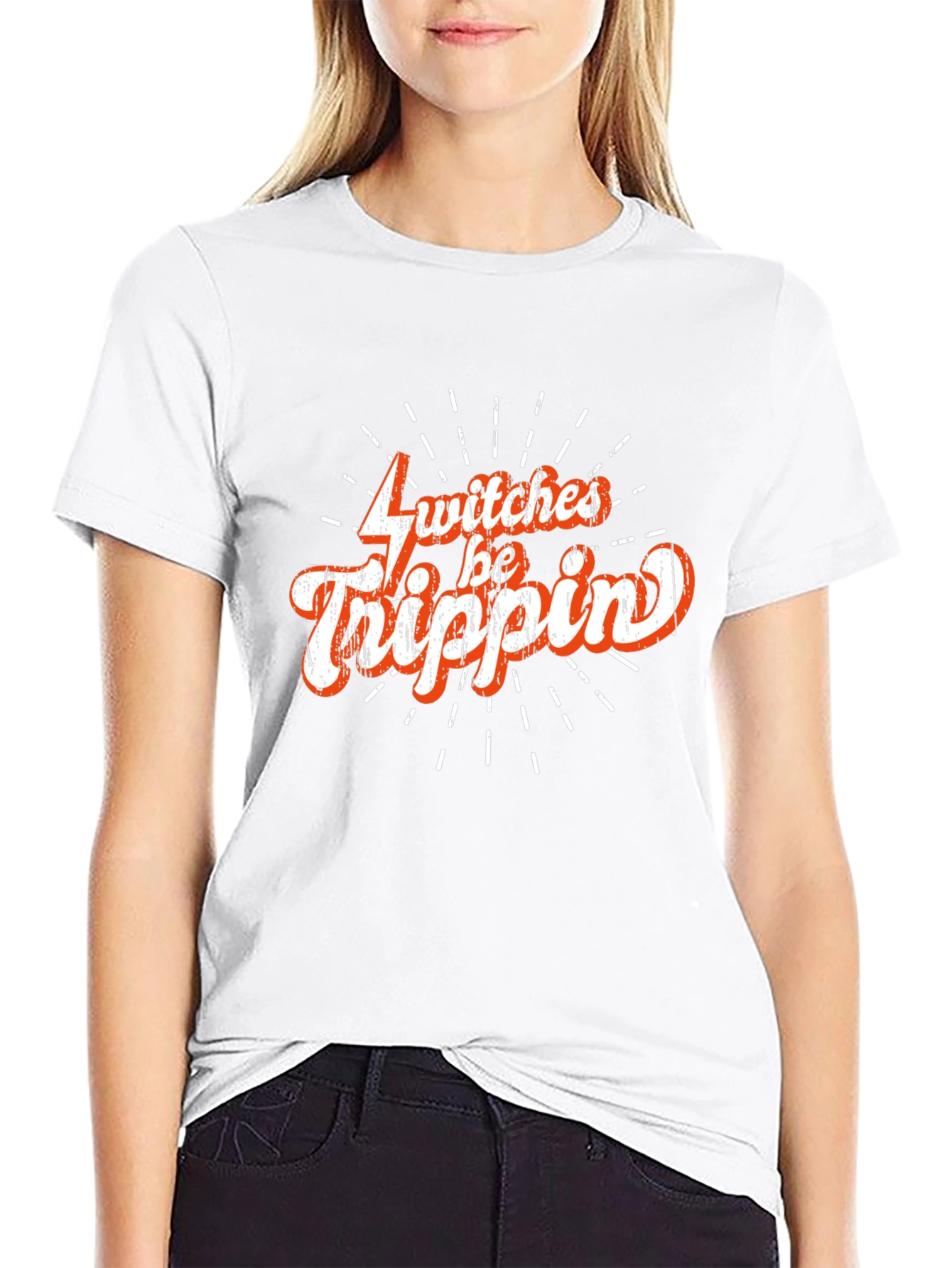 Witches Be Trippin Graphic T-Shirt - Halloween Style