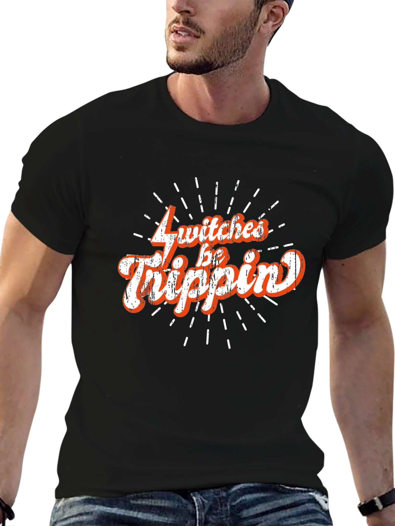 Witches Be Trippin Graphic T-Shirt - Halloween Style