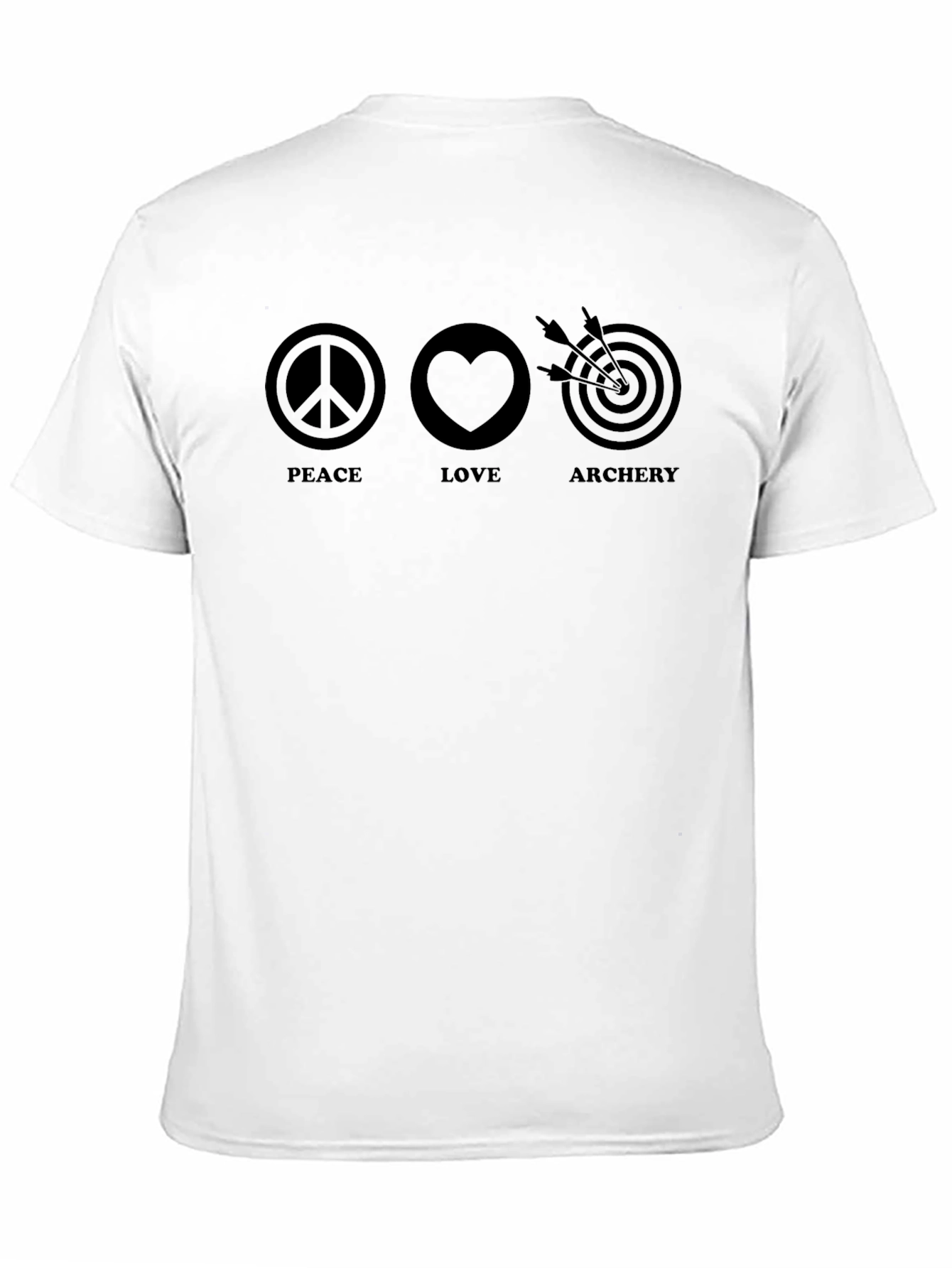 Peace Love Archery T-Shirt - Black