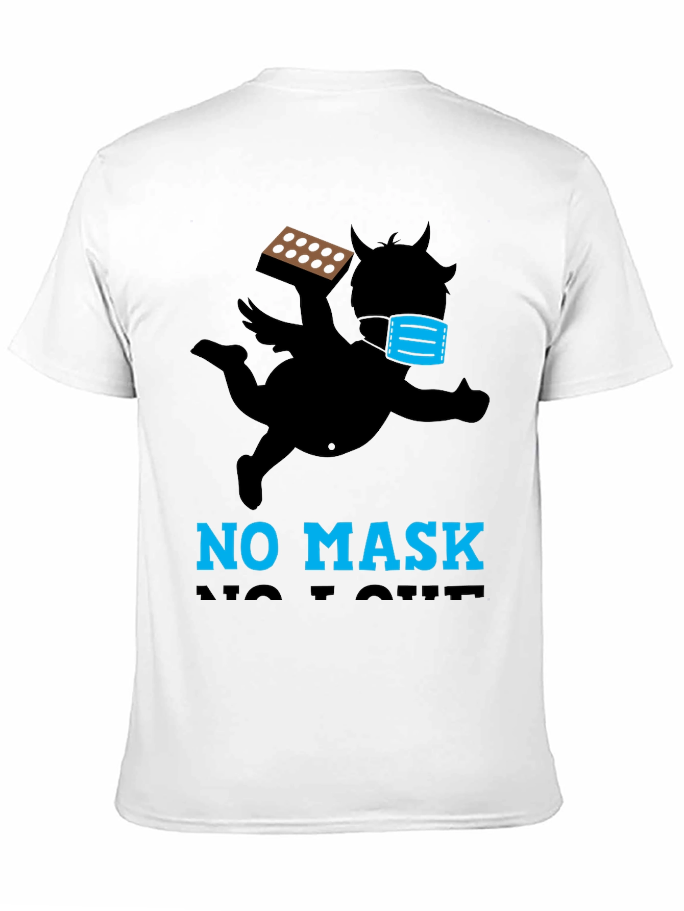 No Mask No Love T-Shirt: Anti-Valentines Day Tee