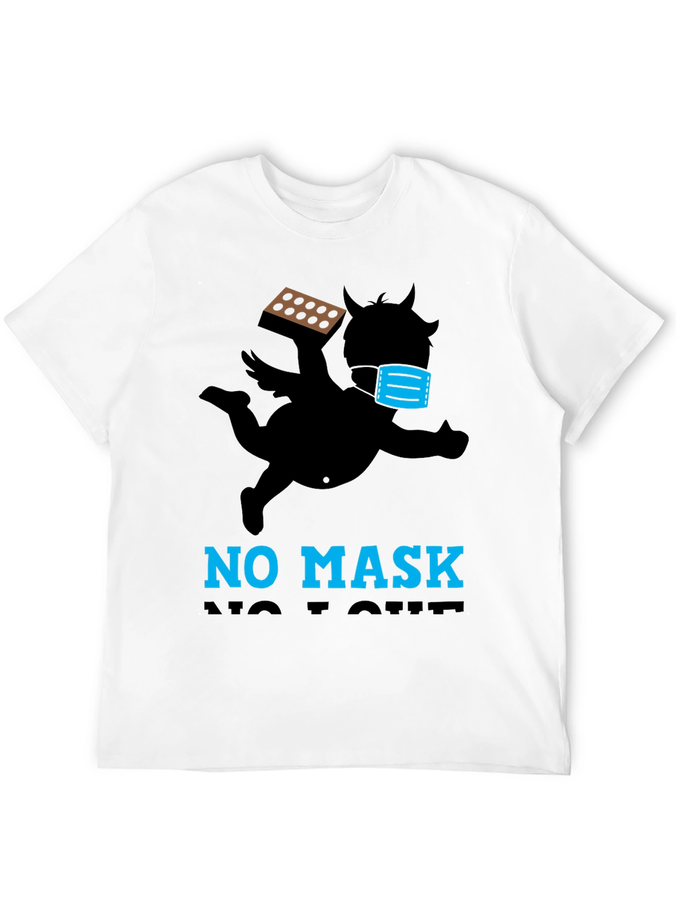 No Mask No Love T-Shirt: Anti-Valentines Day Tee