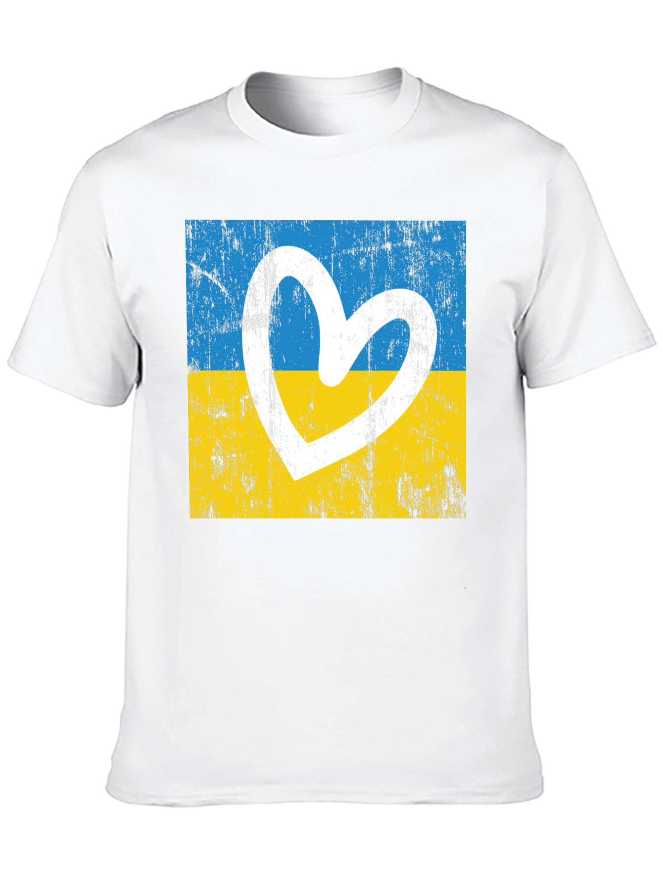 Ukraine Heart Flag T-Shirt