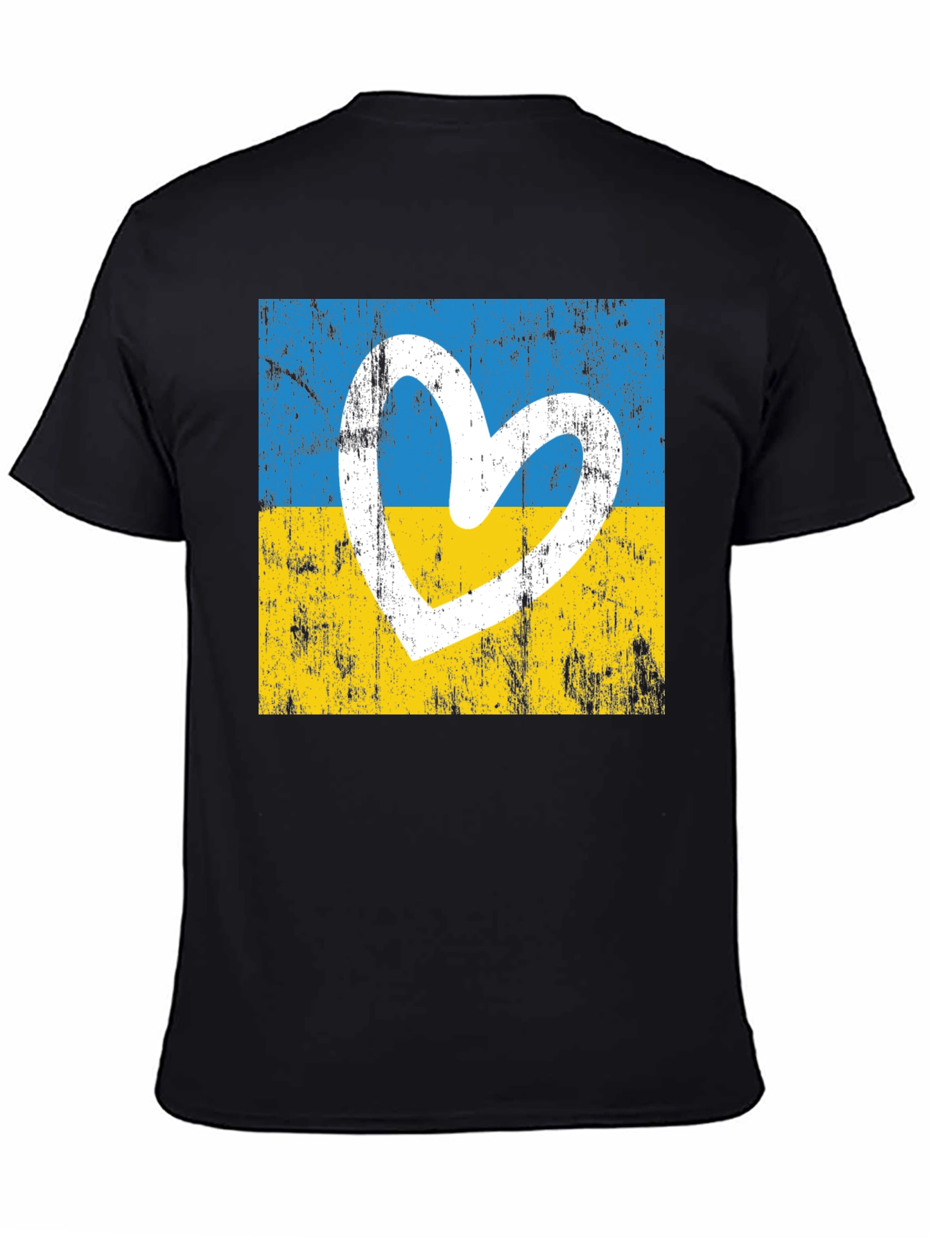 Ukraine Heart Flag T-Shirt