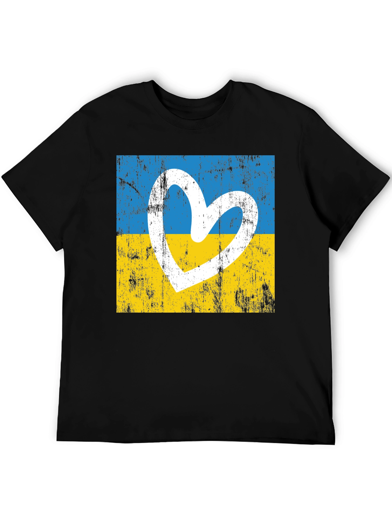 Ukraine Heart Flag T-Shirt