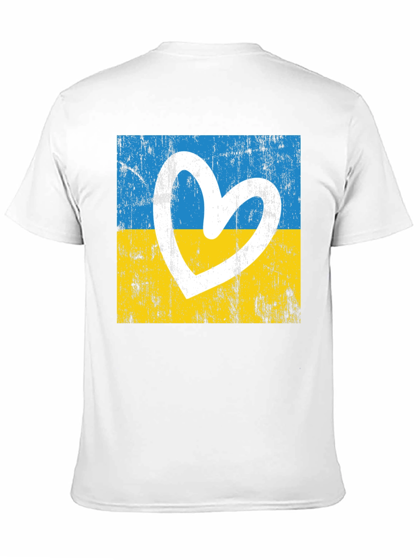 Ukraine Heart Flag T-Shirt