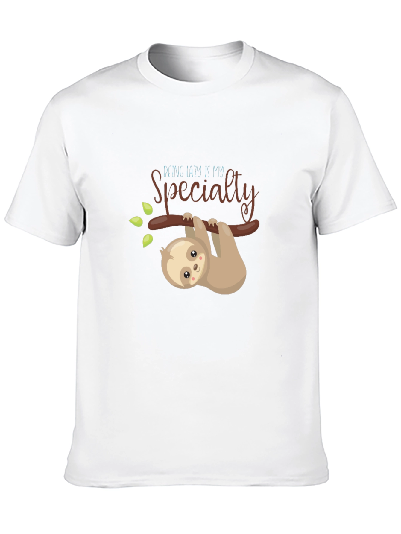 Lazy Sloth Graphic Tee - My Specialty T-Shirt