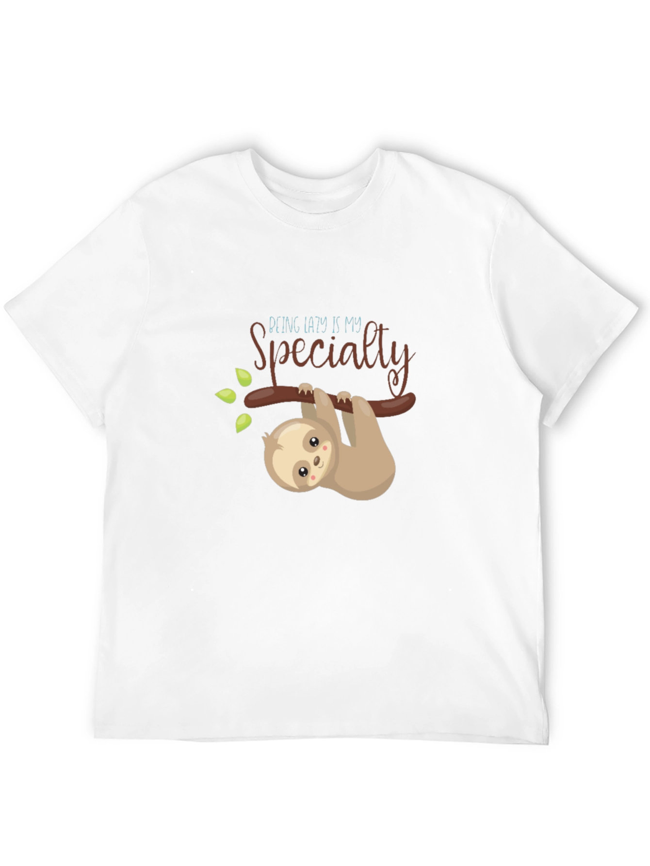 Lazy Sloth Graphic Tee - My Specialty T-Shirt