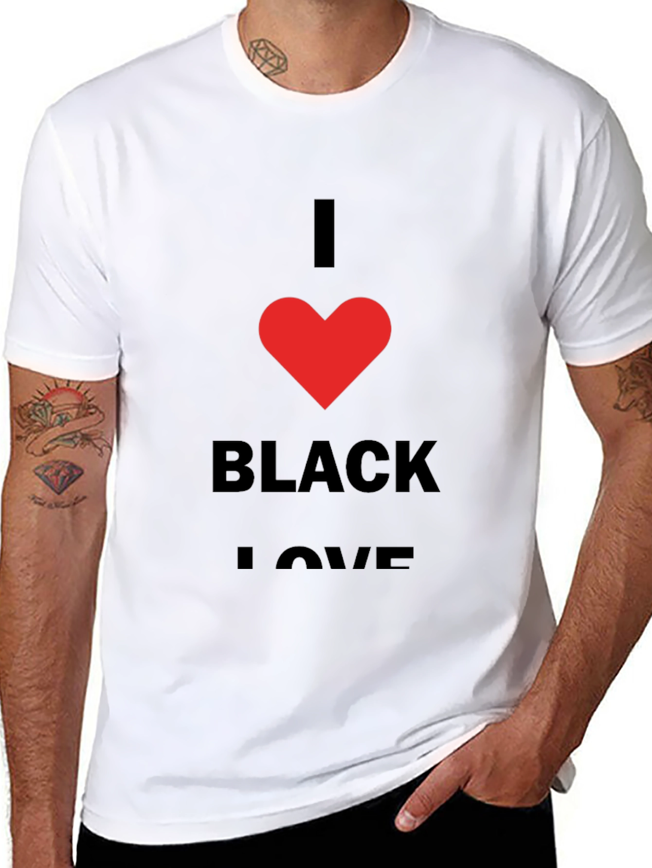 I Love Black Love T-Shirt