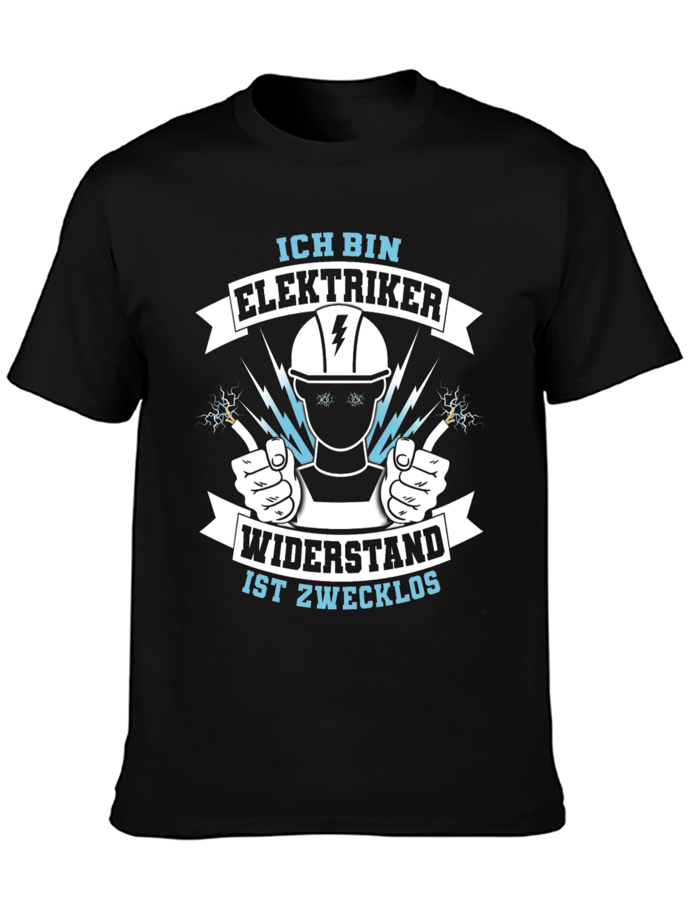 Electrician Humor Tee - Resistance Is Futile