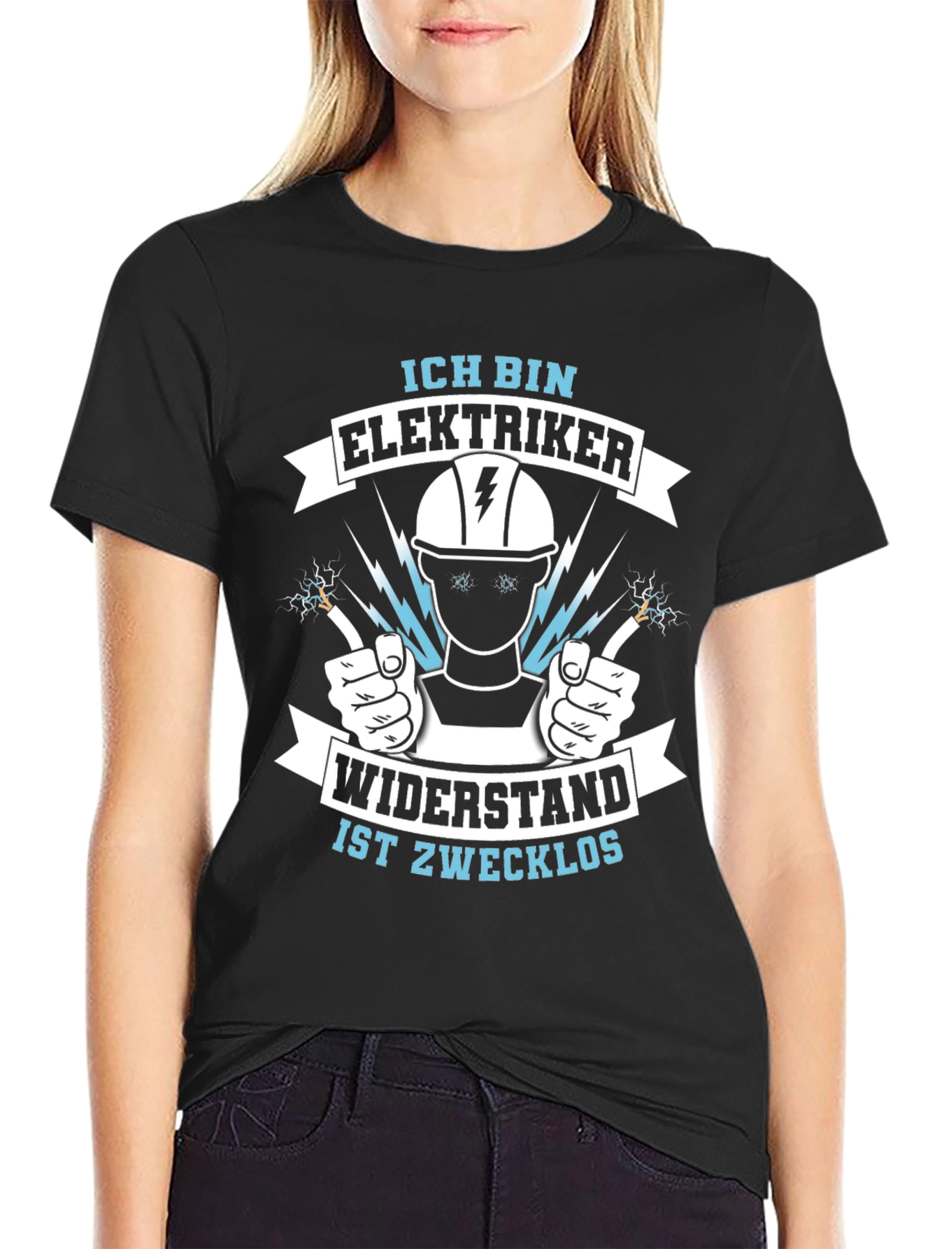 Electrician Humor Tee - Resistance Is Futile