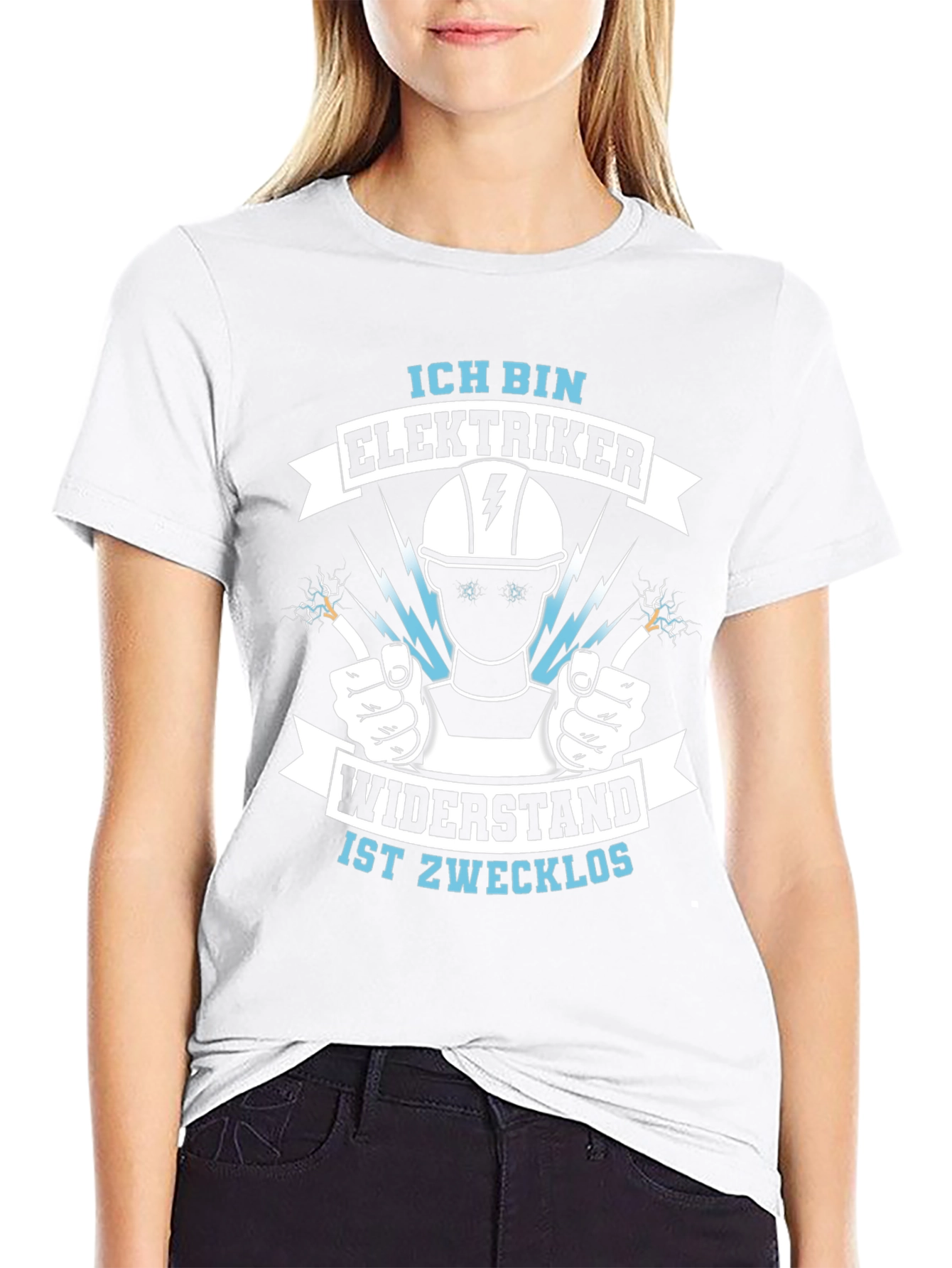 Electrician Humor Tee - Resistance Is Futile