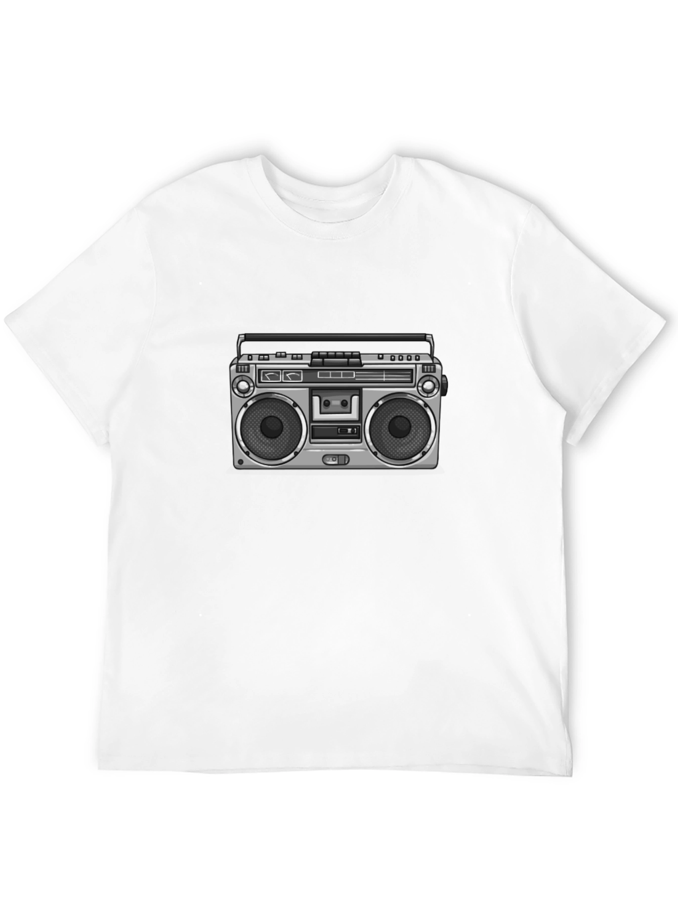 Retro Boombox Graphic T-Shirt