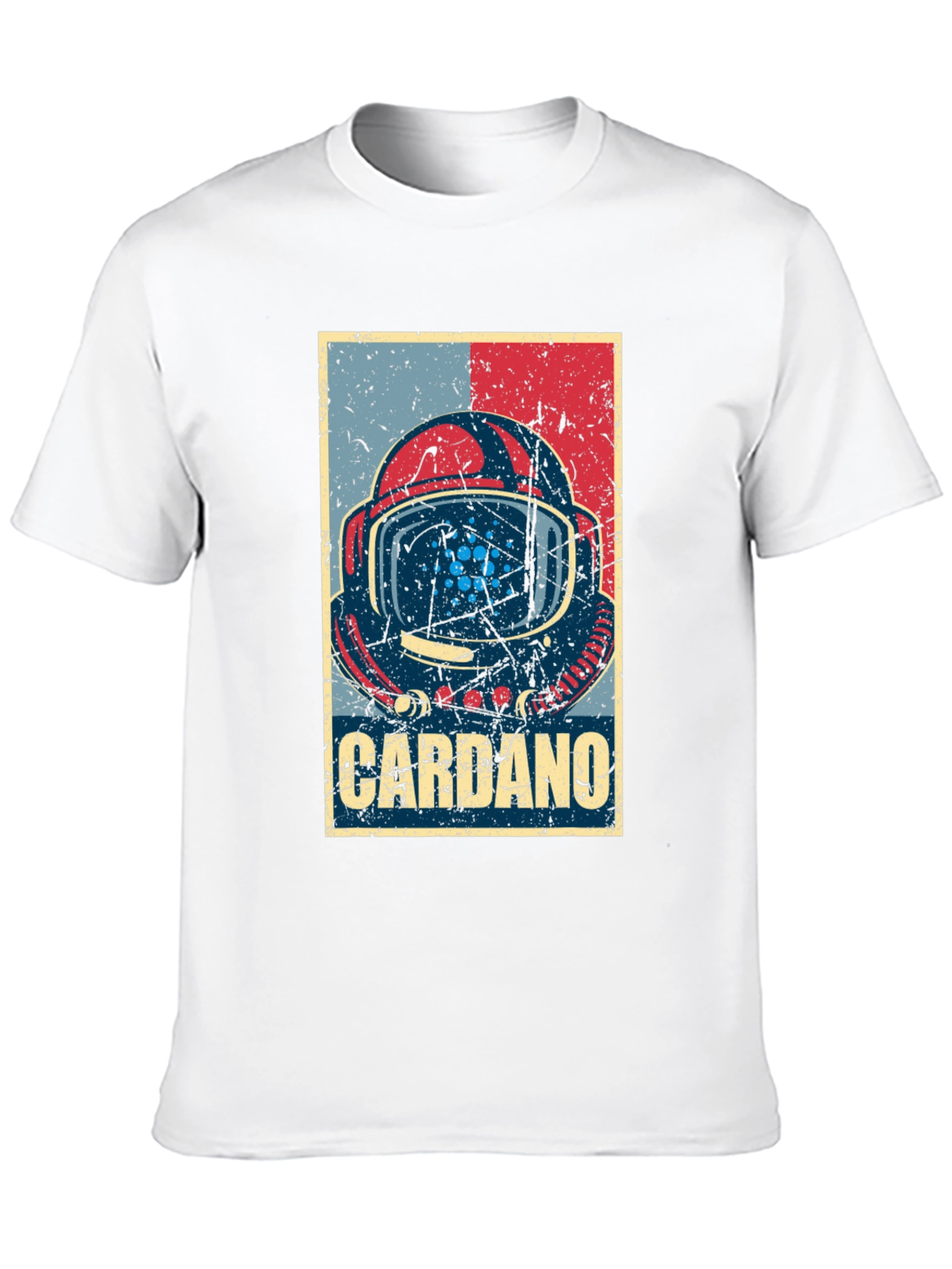 Cardano Crypto Astronaut Graphic T-Shirt