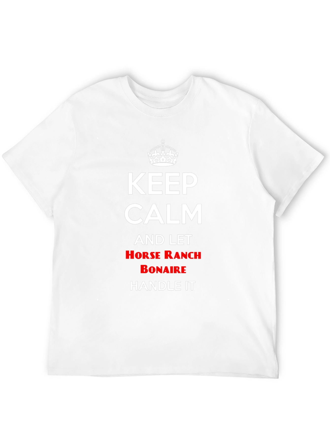 Keep Calm Horse Ranch Bonaire Graphic Tee