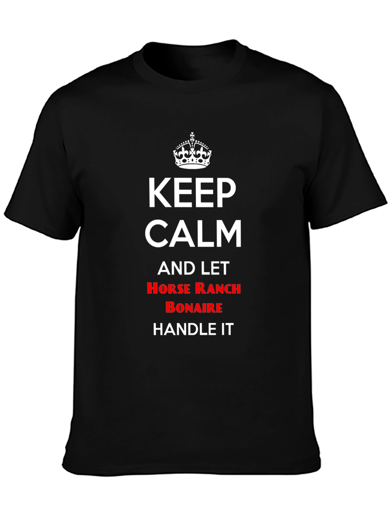 Keep Calm Horse Ranch Bonaire Graphic Tee