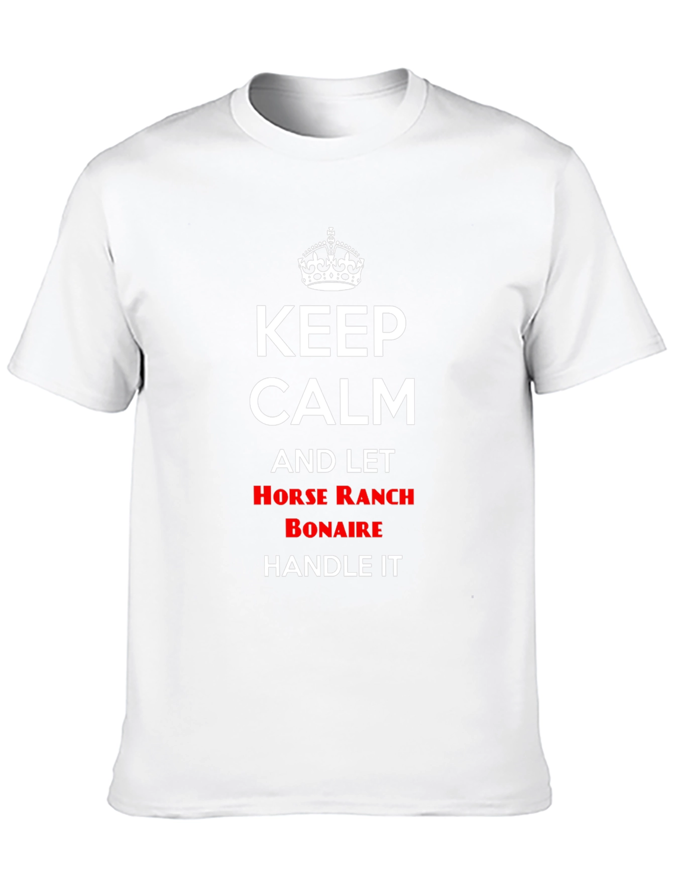 Keep Calm Horse Ranch Bonaire Graphic Tee