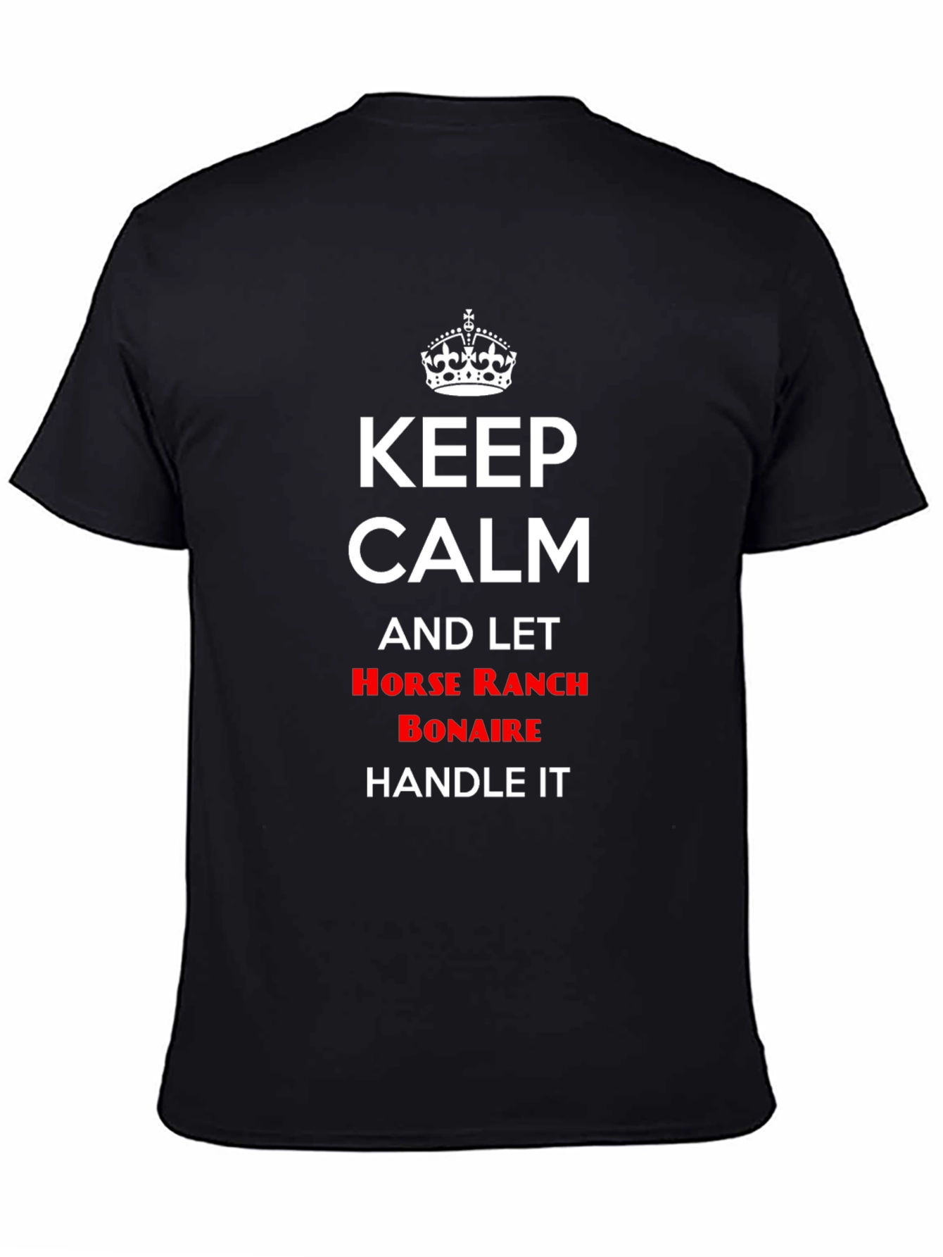 Keep Calm Horse Ranch Bonaire Graphic Tee