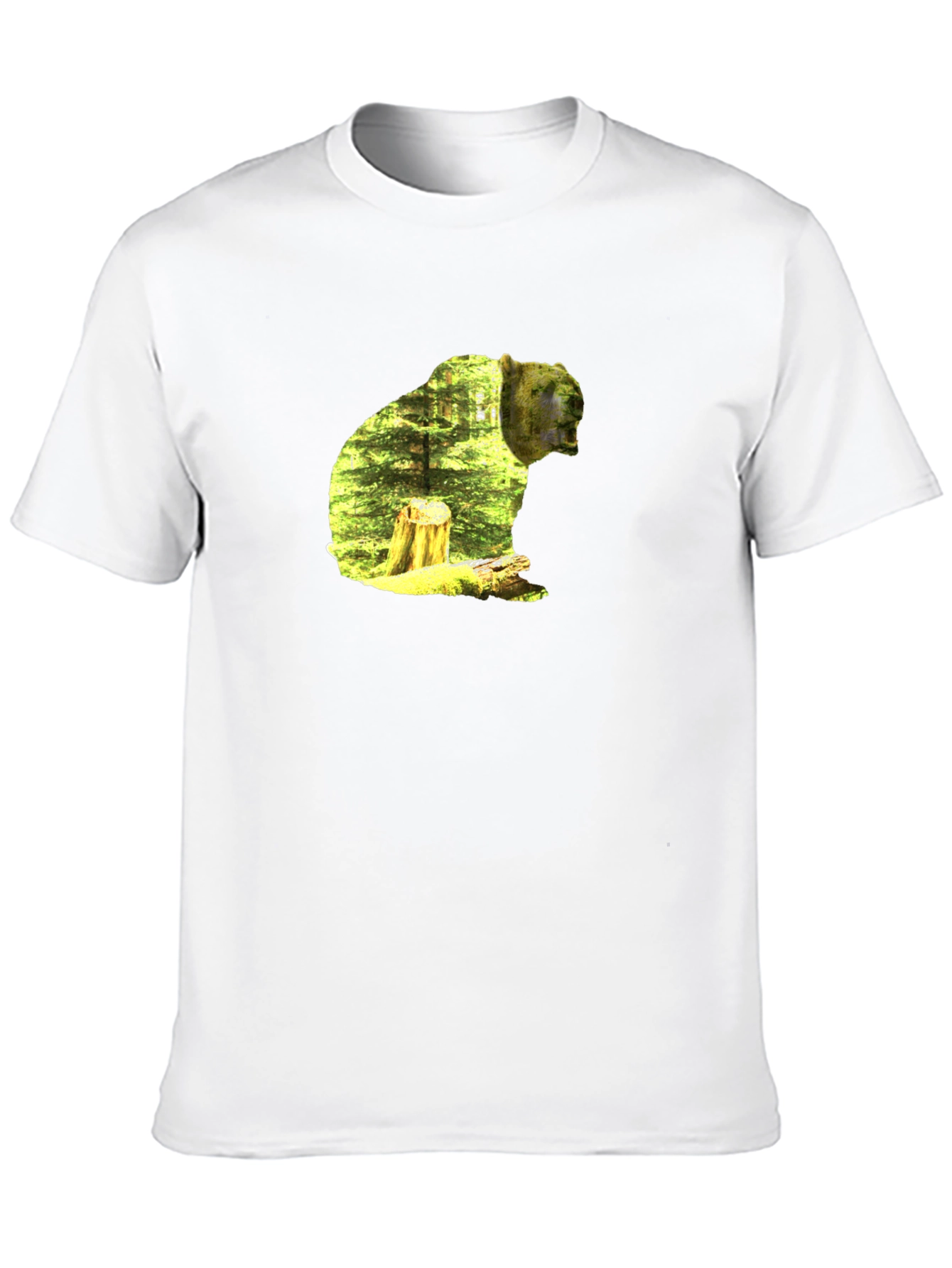 Nature Bear Graphic T-Shirt