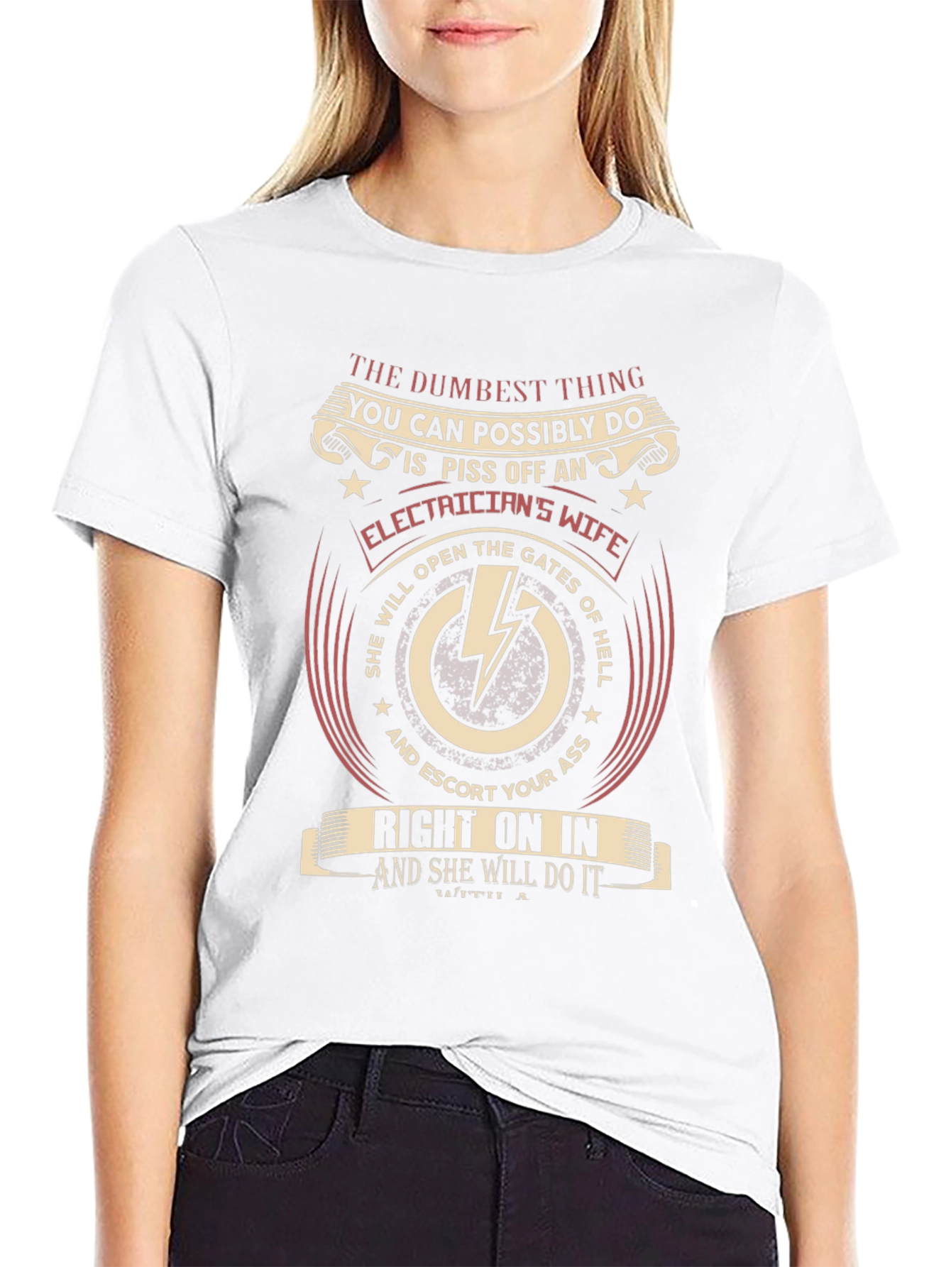 Electricians Wife Graphic Tee - Sassy & Bold