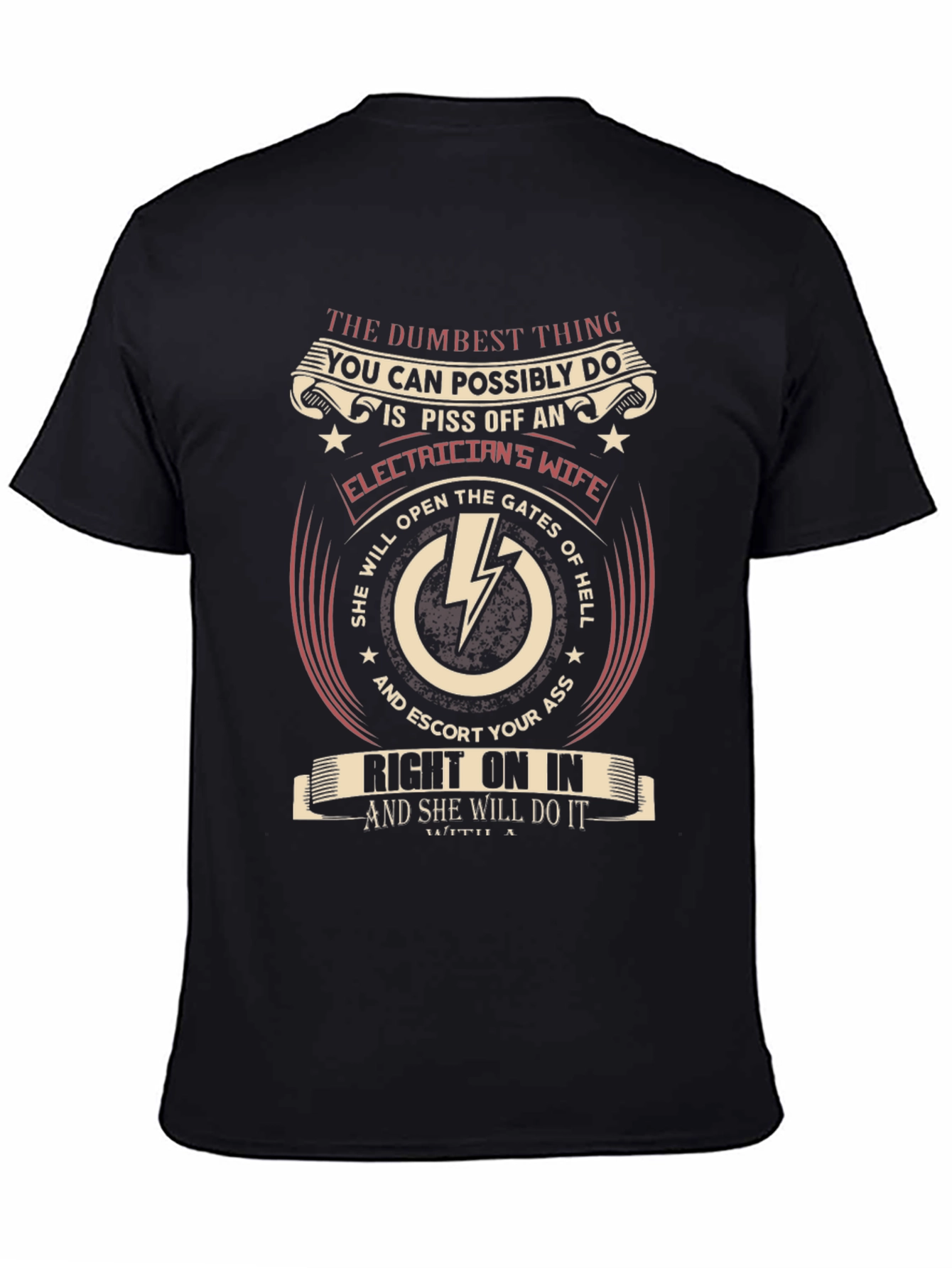 Electricians Wife Graphic Tee - Sassy & Bold
