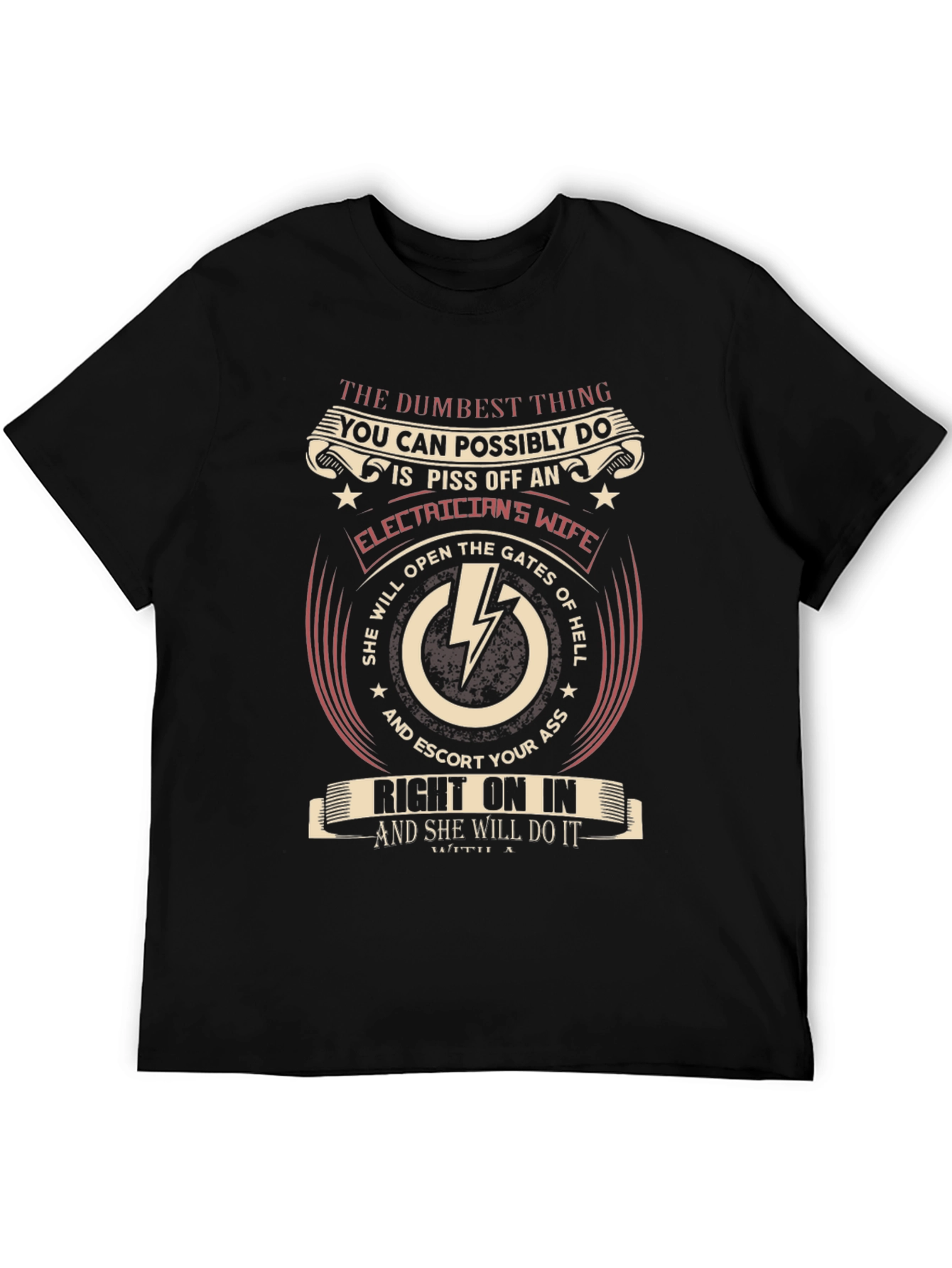 Electricians Wife Graphic Tee - Sassy & Bold
