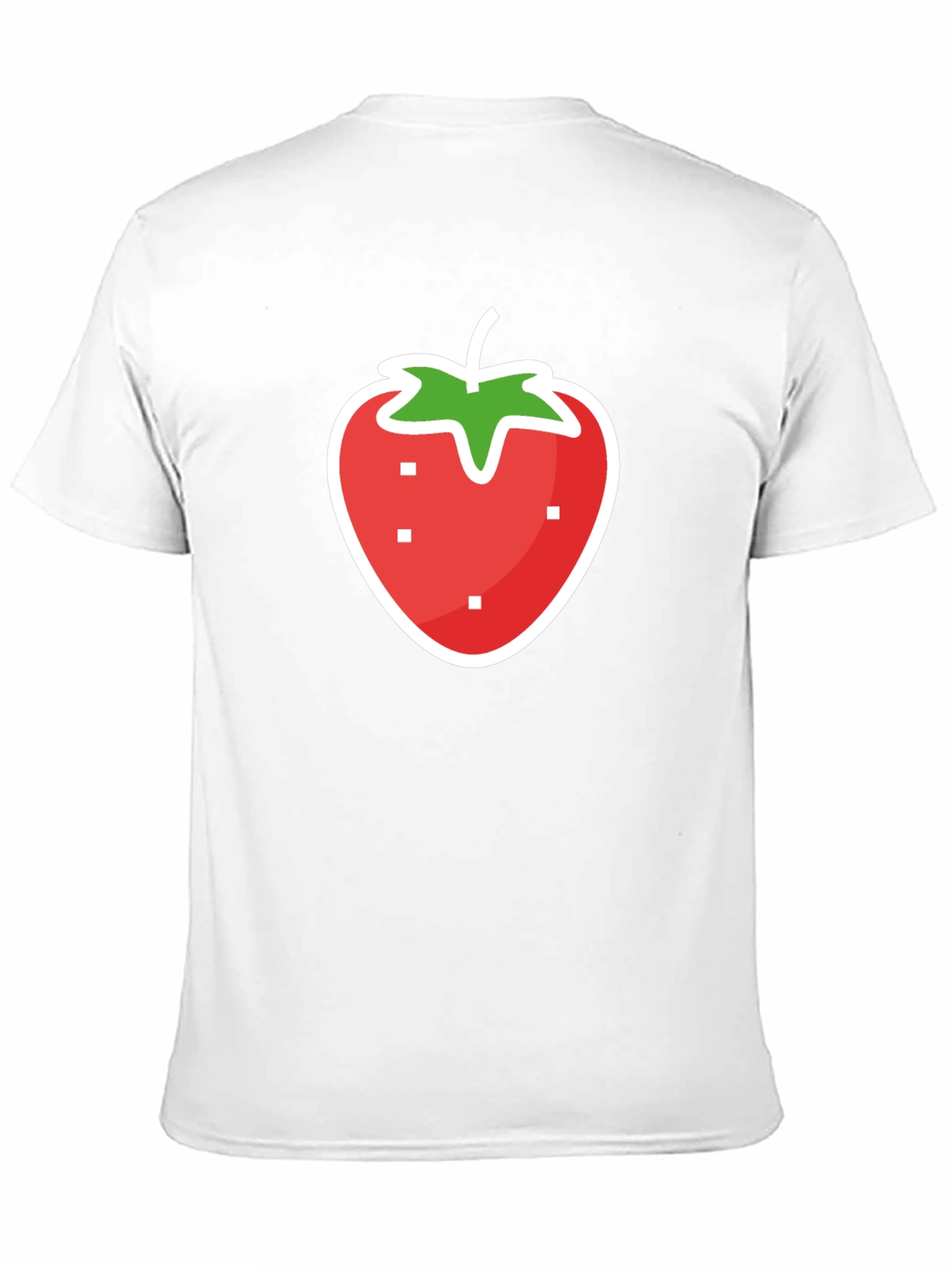 Strawberry Graphic Black T-Shirt