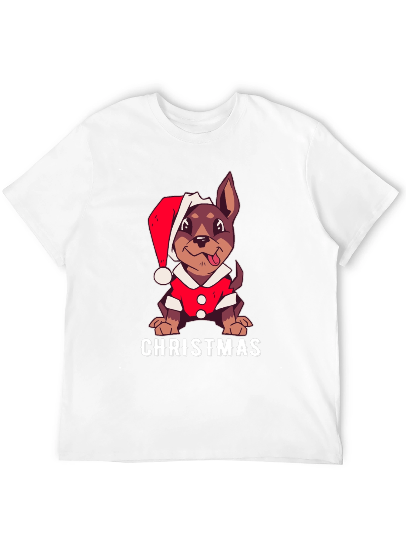 Christmas Dog Santa T-Shirt