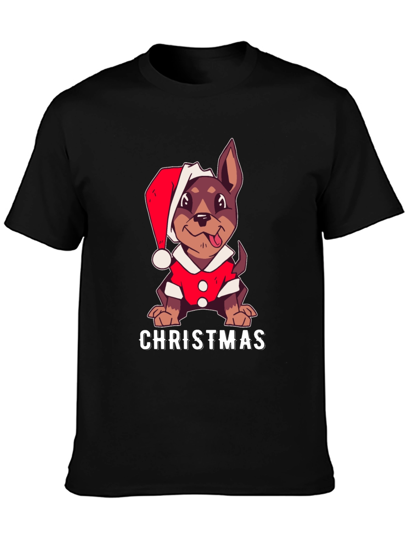 Christmas Dog Santa T-Shirt